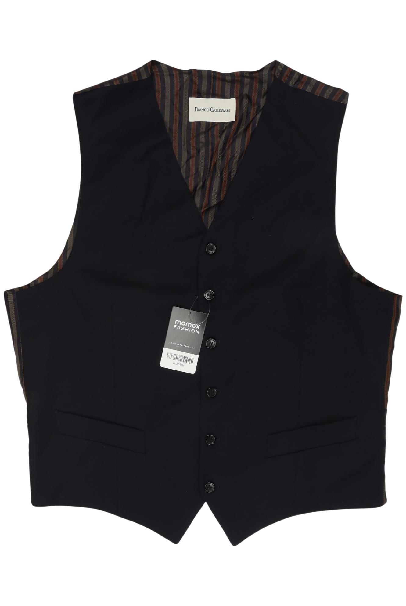 

Franco Callegari Herren Weste, marineblau, Gr. 102