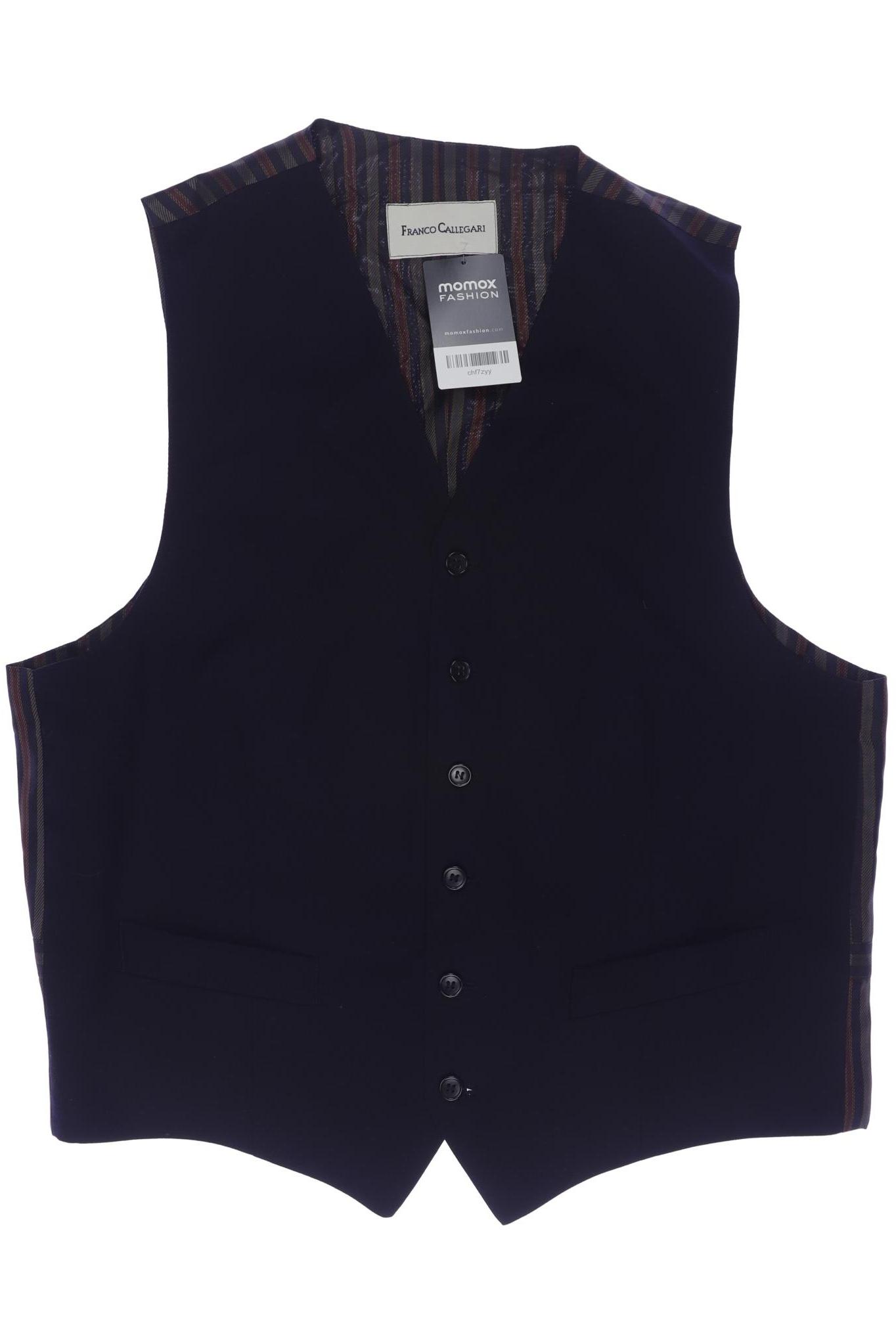 

Franco Callegari Herren Weste, marineblau, Gr. 50