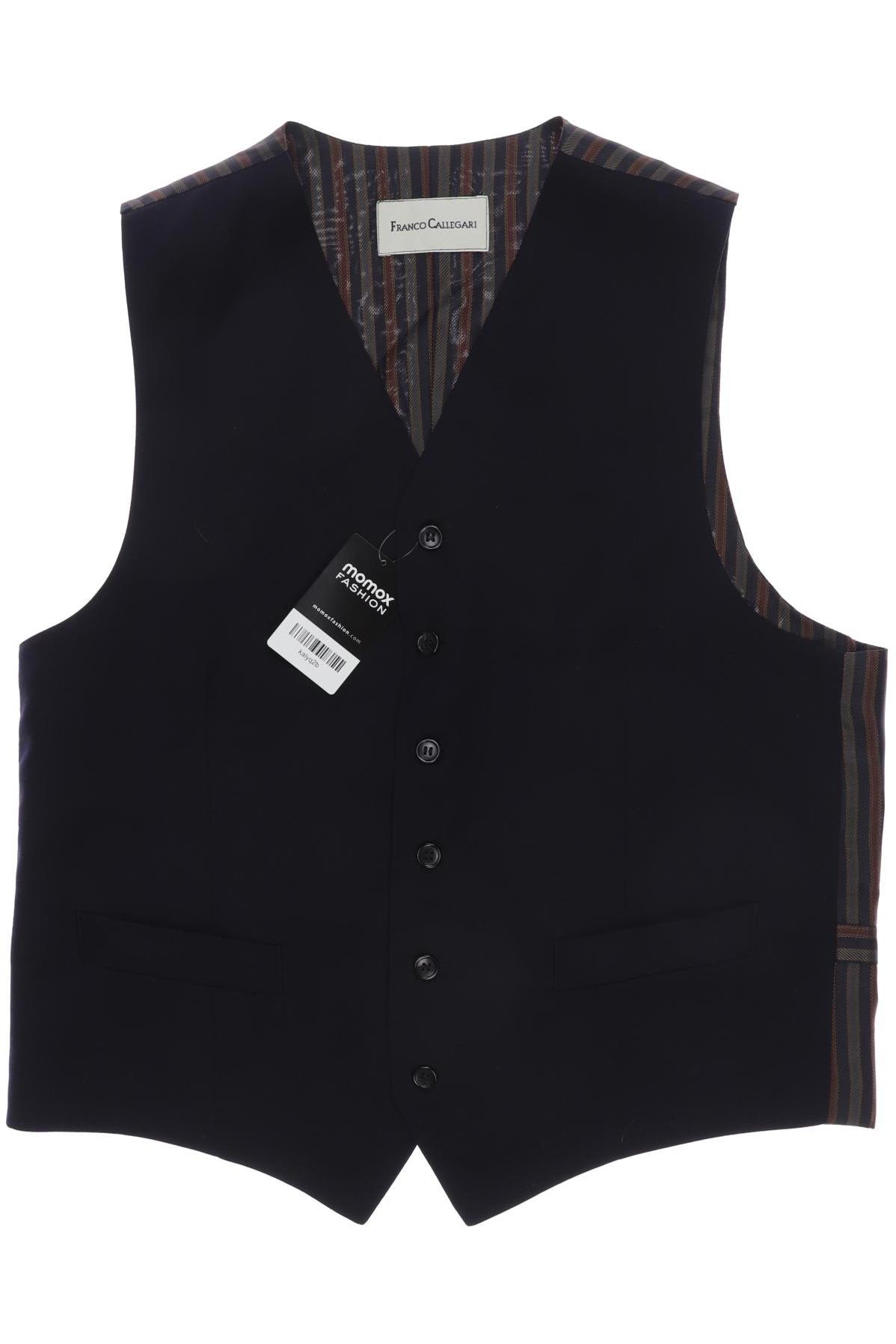 

Franco Callegari Herren Weste, marineblau, Gr. 50