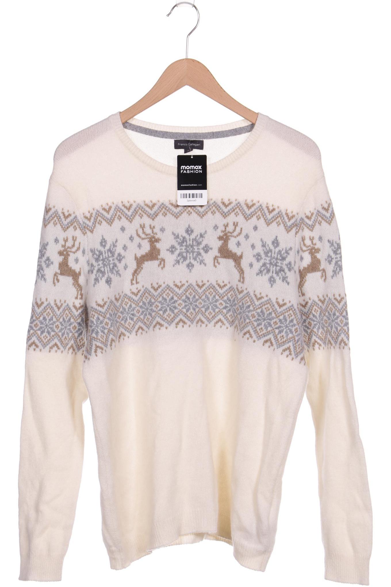 

Franco Callegari Herren Pullover, cremeweiß, Gr. 54