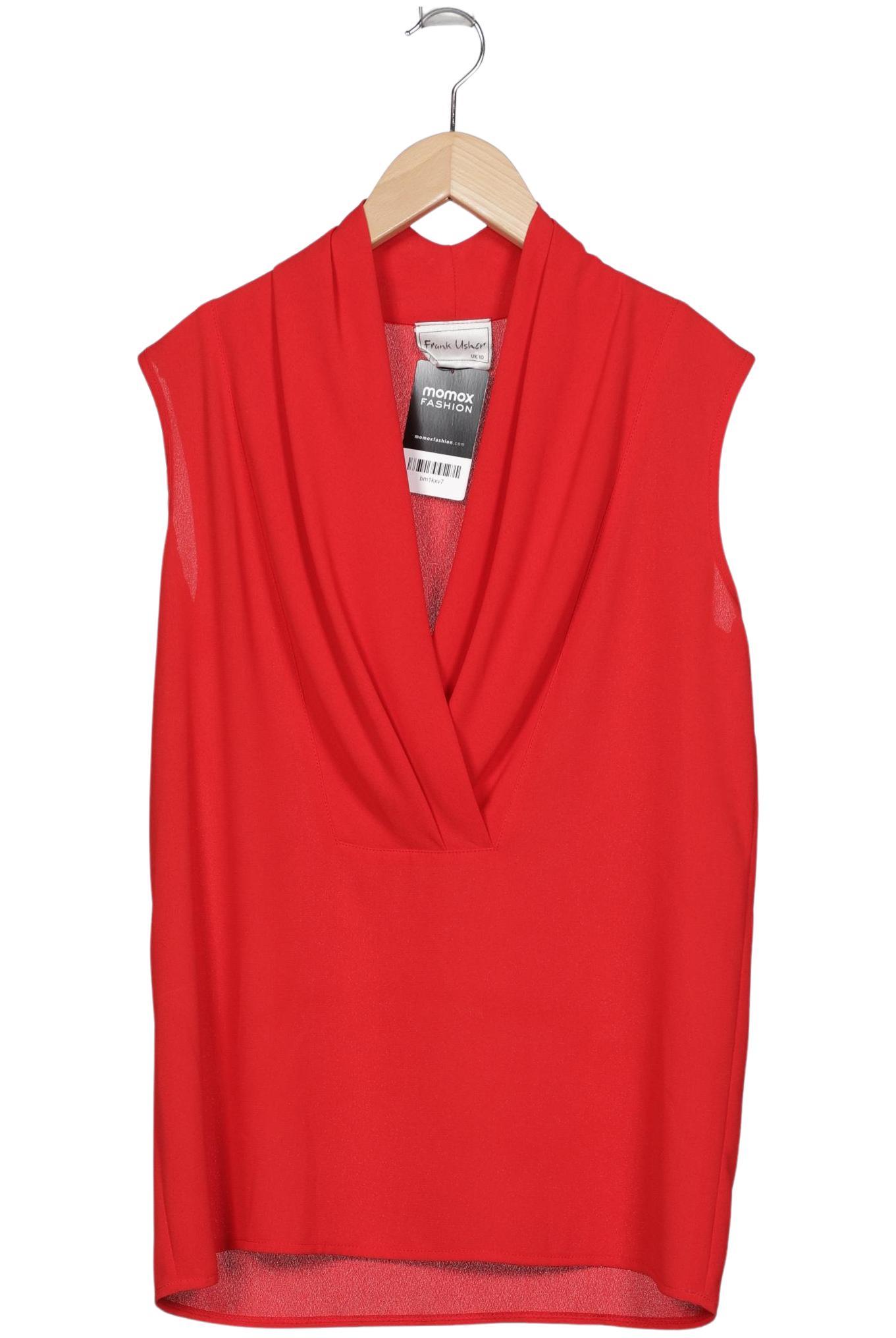 

Frank Usher Damen Bluse, rot, Gr. 10
