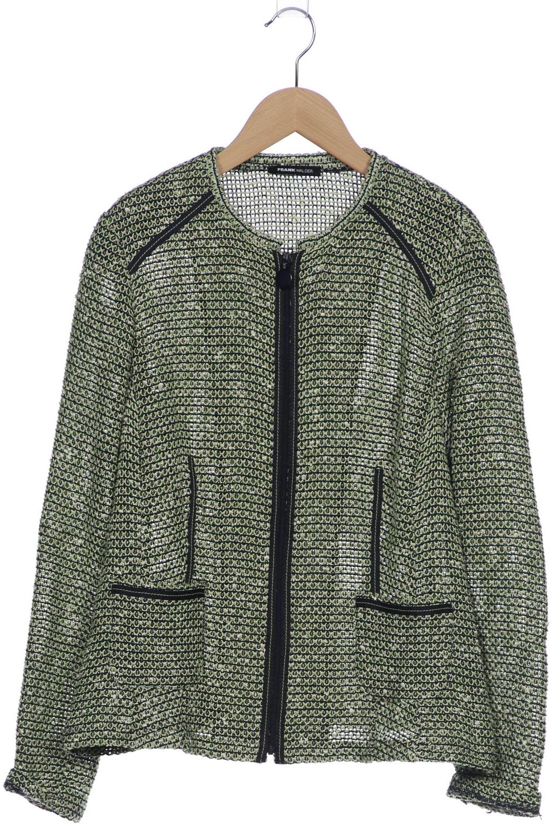 

Frank Walder Damen Strickjacke, grün, Gr. 44