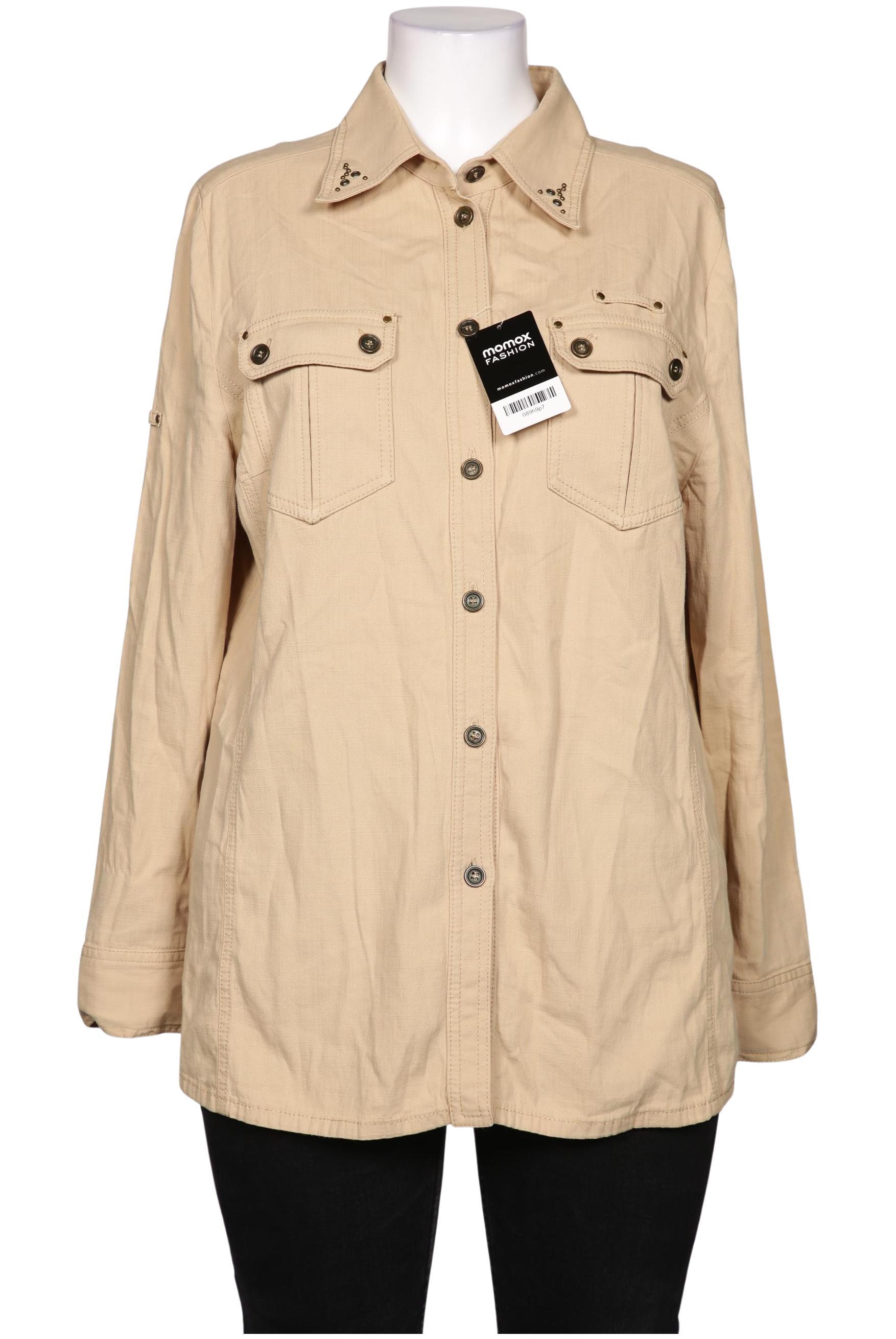 

Frank Walder Damen Bluse, beige, Gr. 44