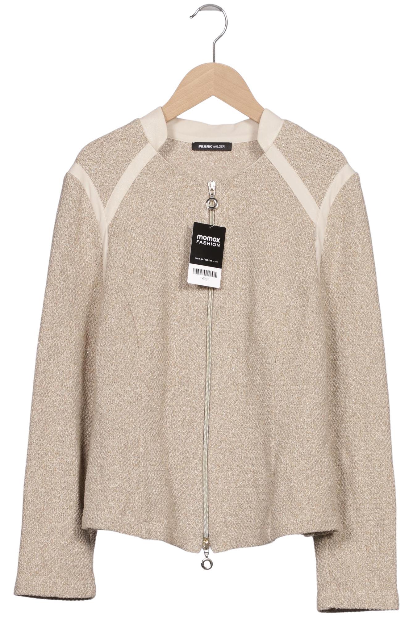 

Frank Walder Damen Strickjacke, beige, Gr. 44