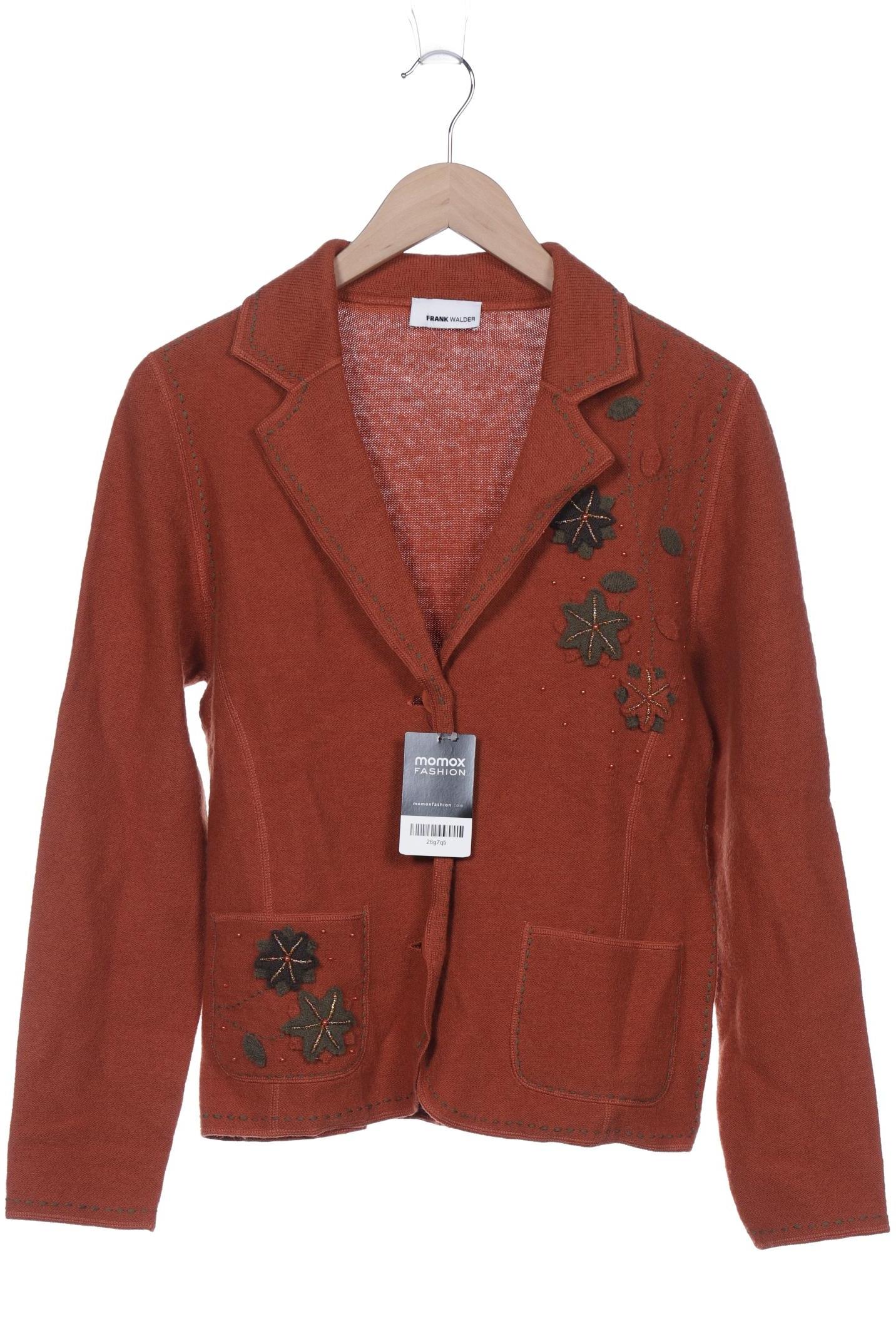 

Frank Walder Damen Strickjacke, orange, Gr. 36