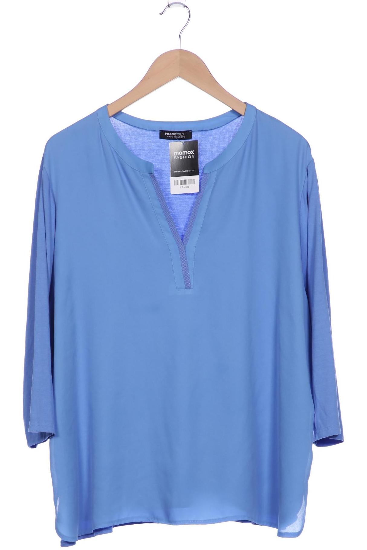 

Frank Walder Damen Langarmshirt, blau, Gr. 50