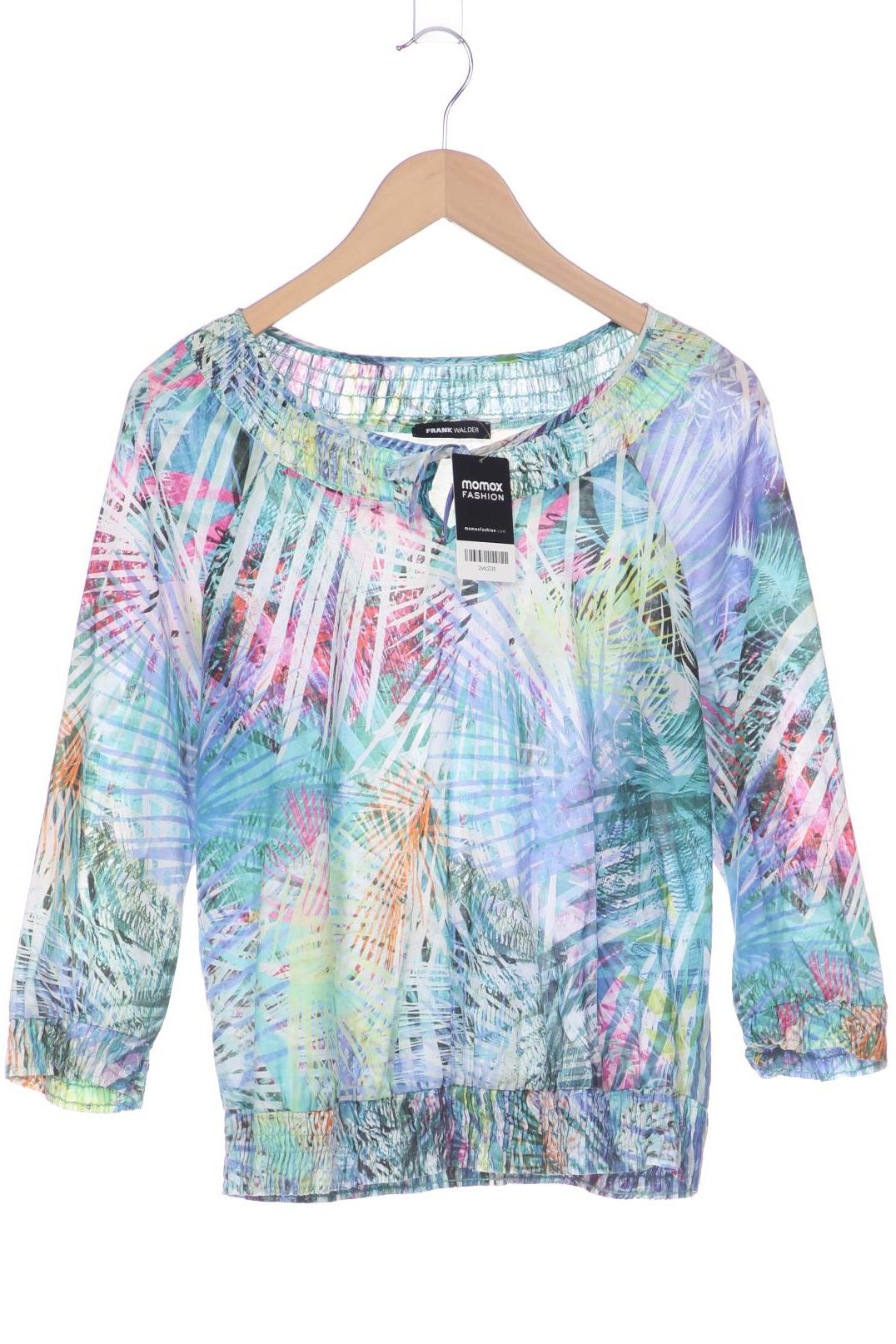 

Frank Walder Damen Langarmshirt, blau, Gr. 40