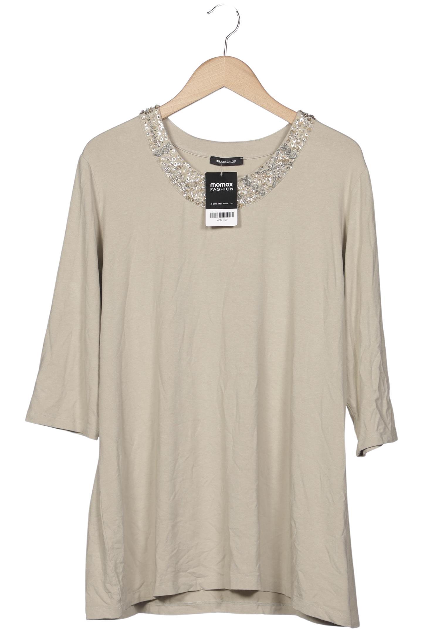 

Frank Walder Damen Langarmshirt, beige, Gr. 50