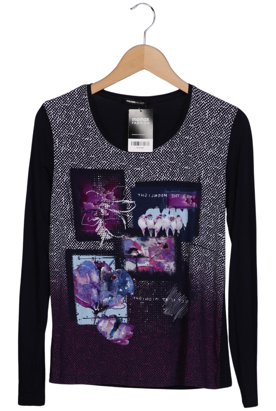 

Frank Walder Damen Langarmshirt, marineblau, Gr. 36