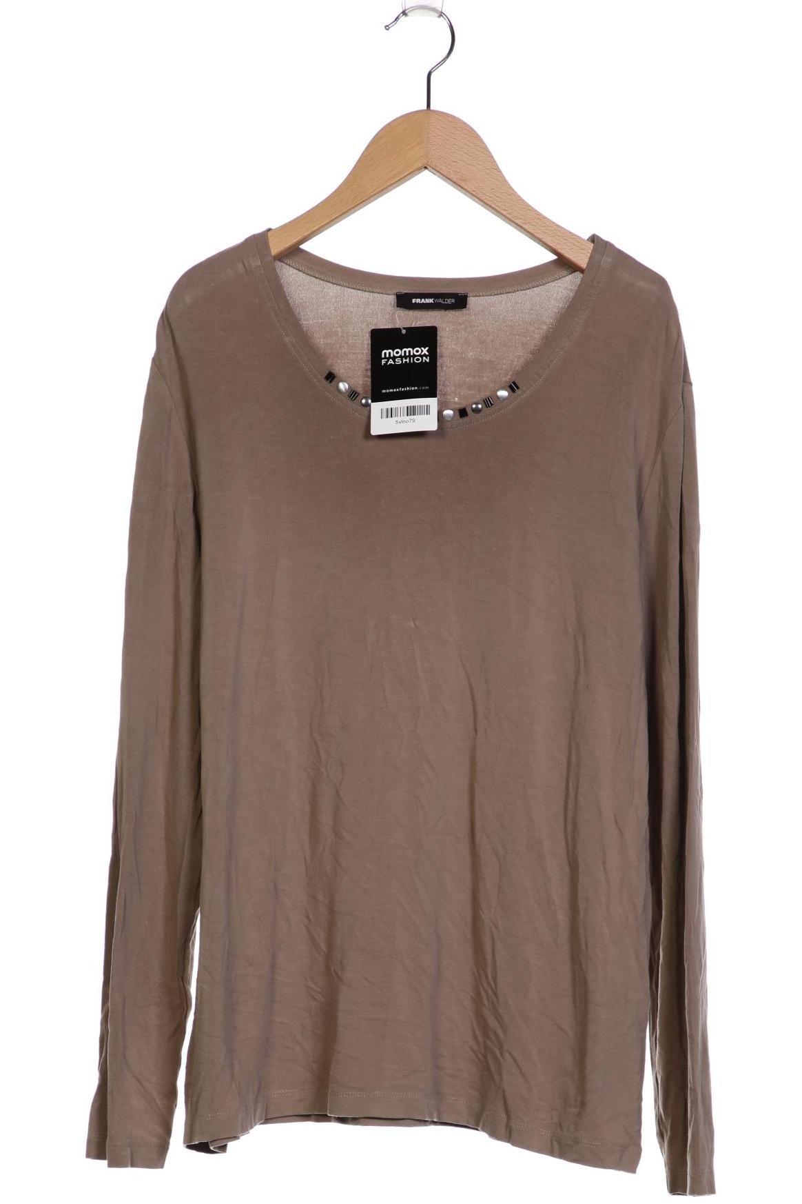 

Frank Walder Damen Langarmshirt, braun, Gr. 44