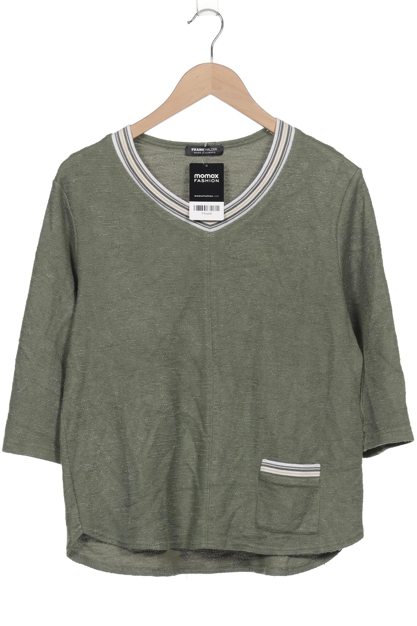 

Frank Walder Damen Langarmshirt, grün, Gr. 42