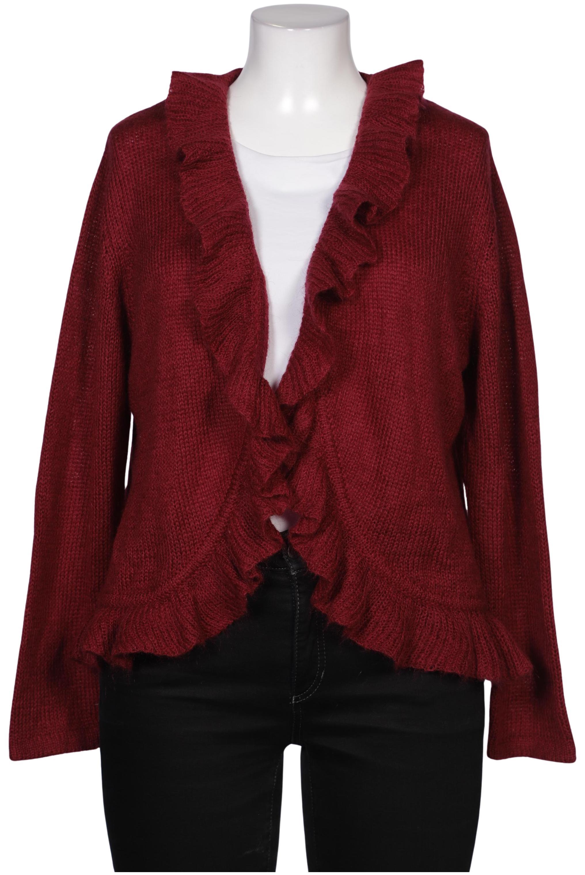 

Frank Walder Damen Strickjacke, rot, Gr. 46