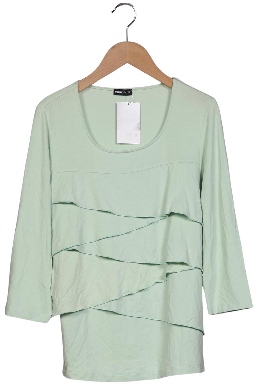 

Frank Walder Damen Langarmshirt, hellgrün, Gr. 38
