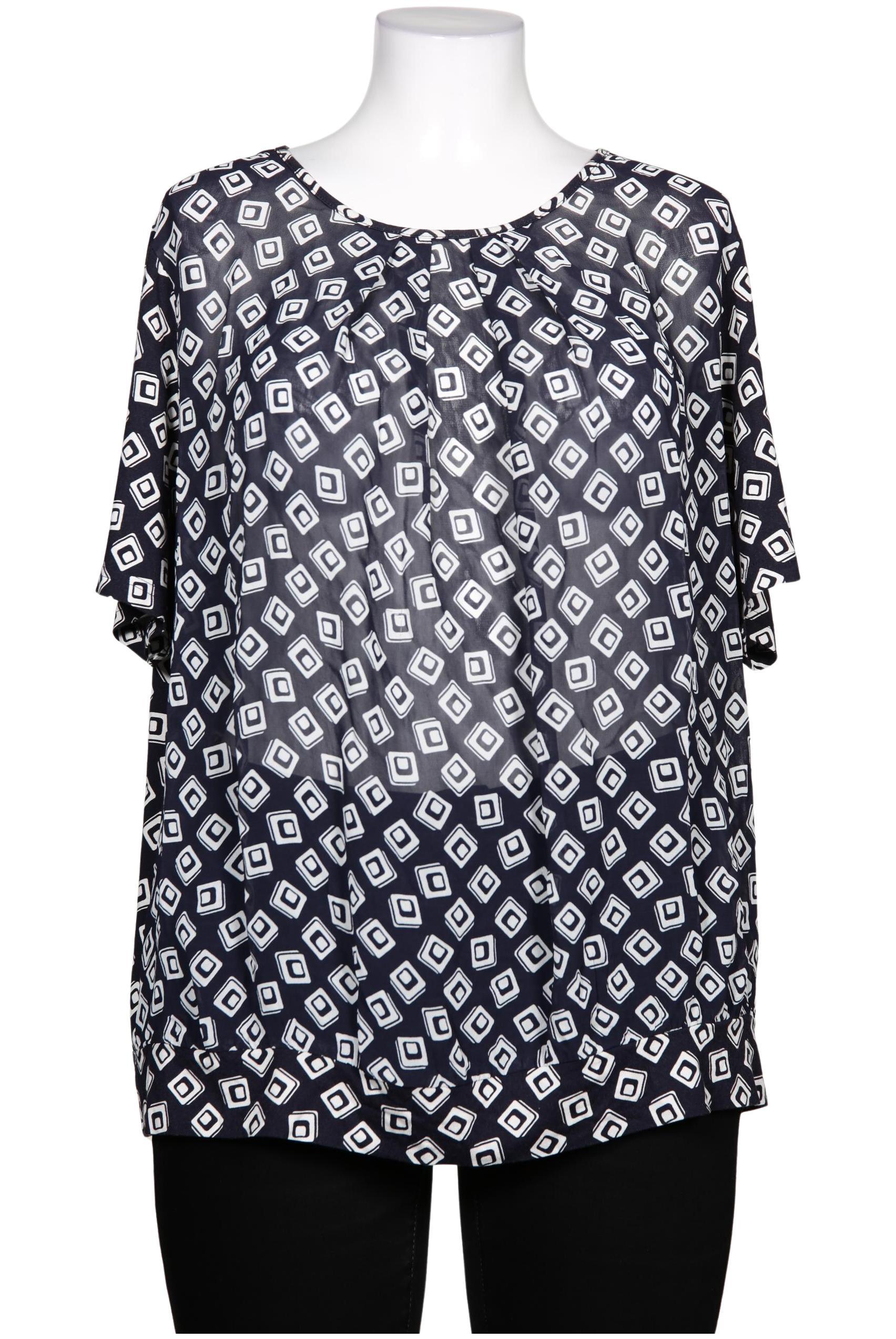 

Frank Walder Damen Bluse, marineblau, Gr. 48