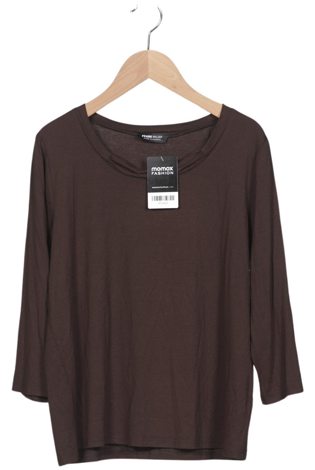 

Frank Walder Damen Langarmshirt, braun, Gr. 38