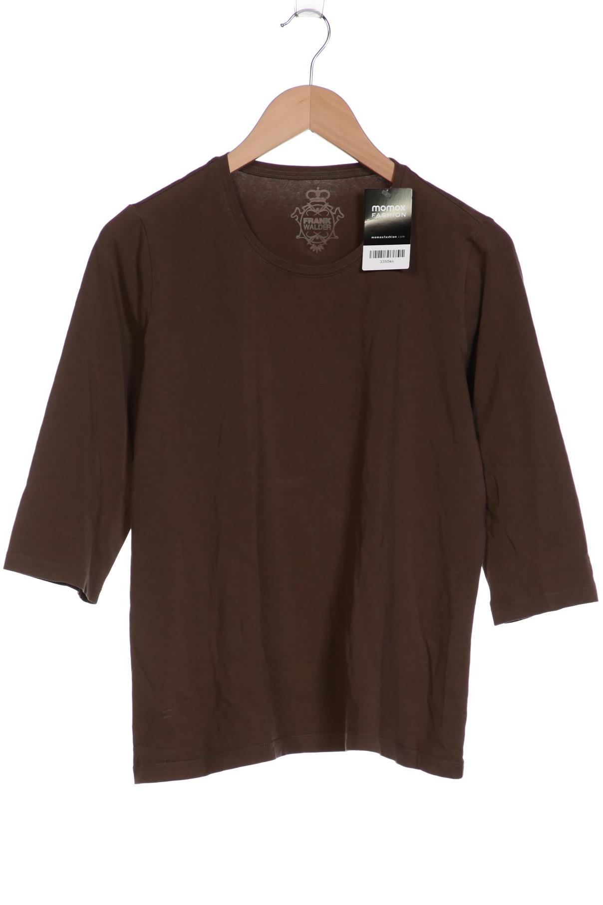

Frank Walder Damen Langarmshirt, braun, Gr. 42