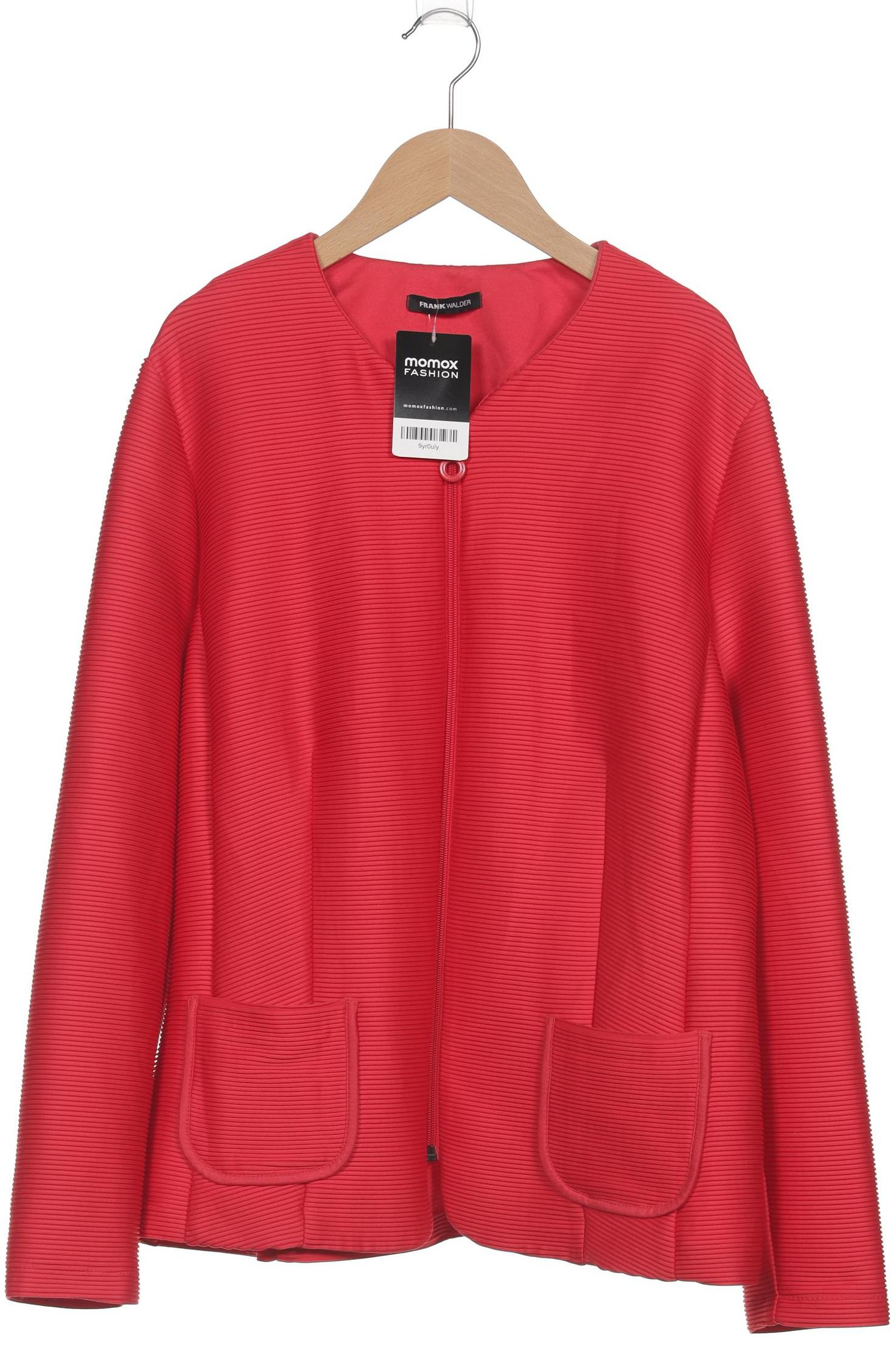

Frank Walder Damen Strickjacke, rot, Gr. 46