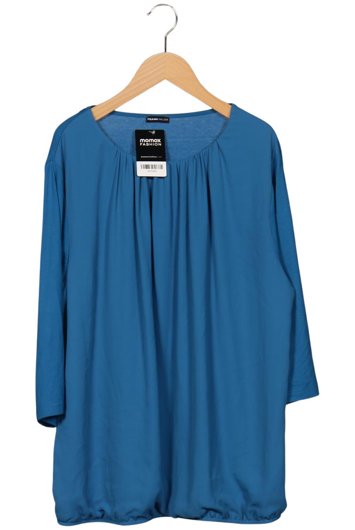 

Frank Walder Damen Langarmshirt, blau, Gr. 48