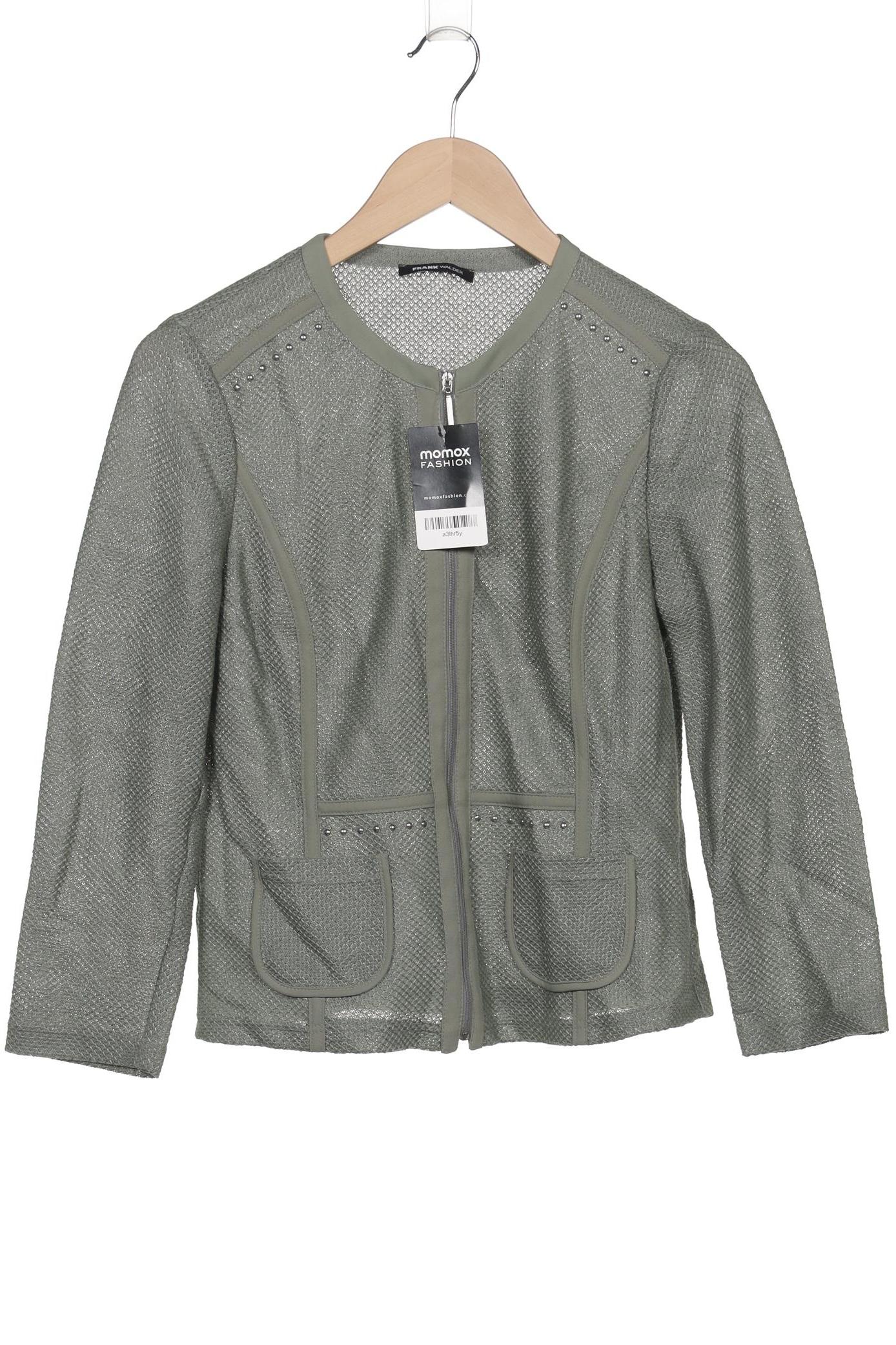 

Frank Walder Damen Strickjacke, grün, Gr. 38
