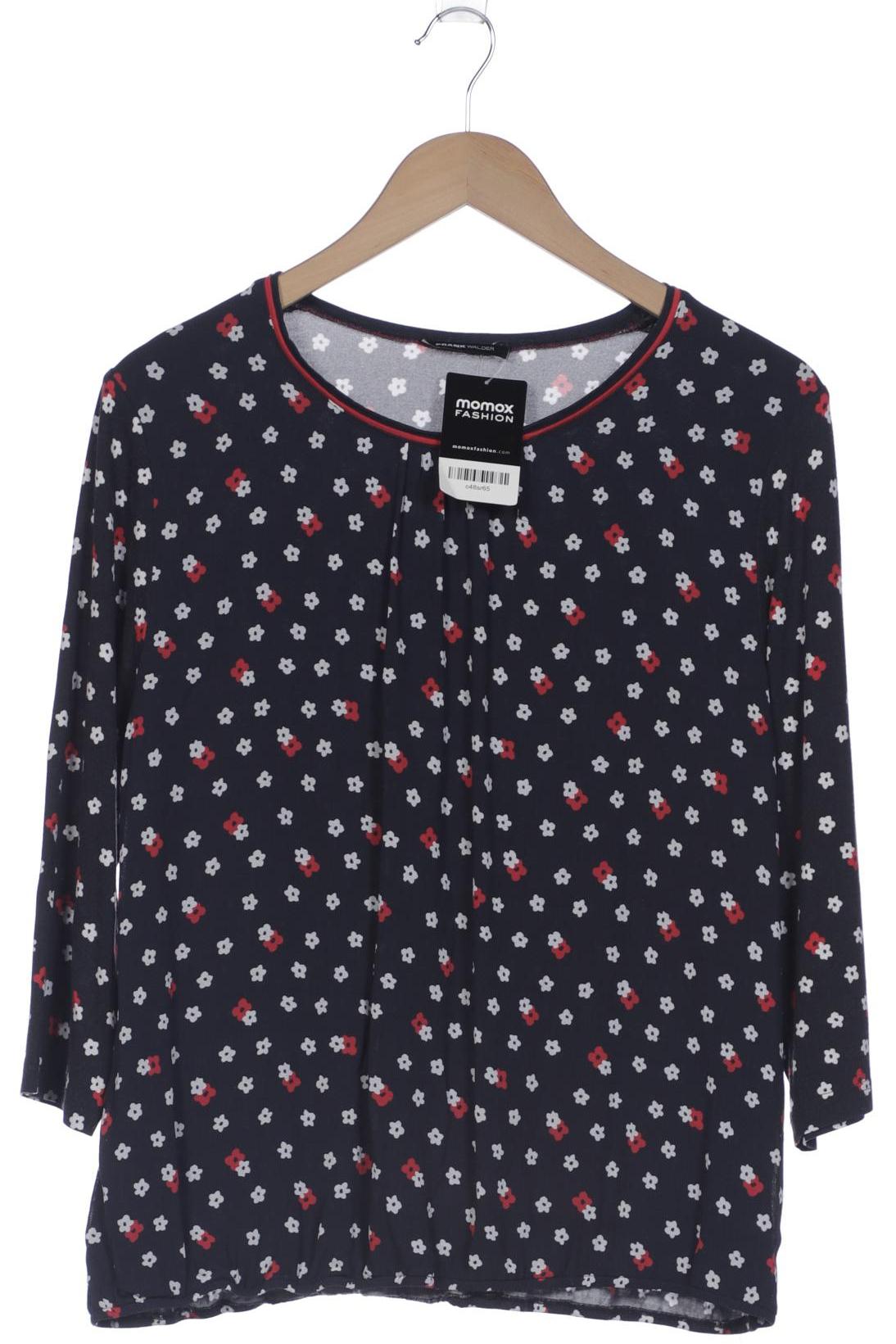 

Frank Walder Damen Langarmshirt, marineblau, Gr. 44