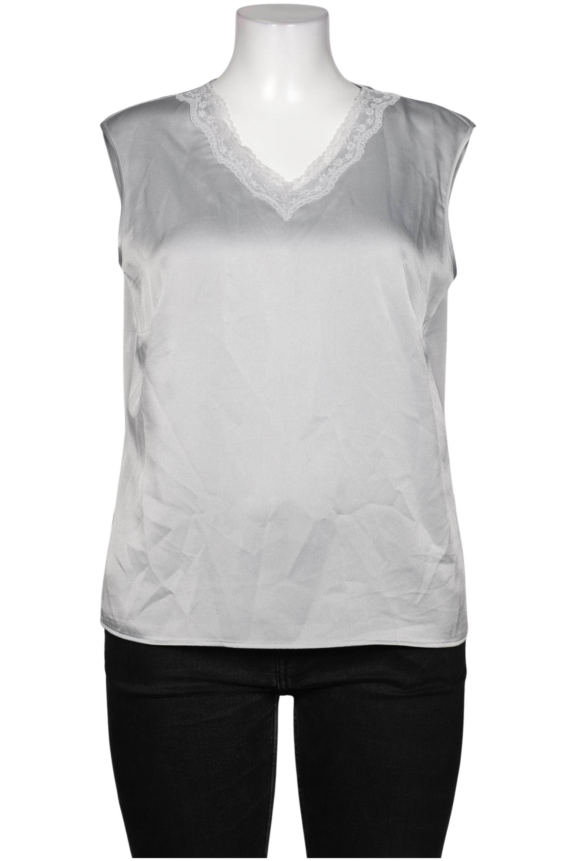 

Frank Walder Damen Bluse, silber, Gr. 44
