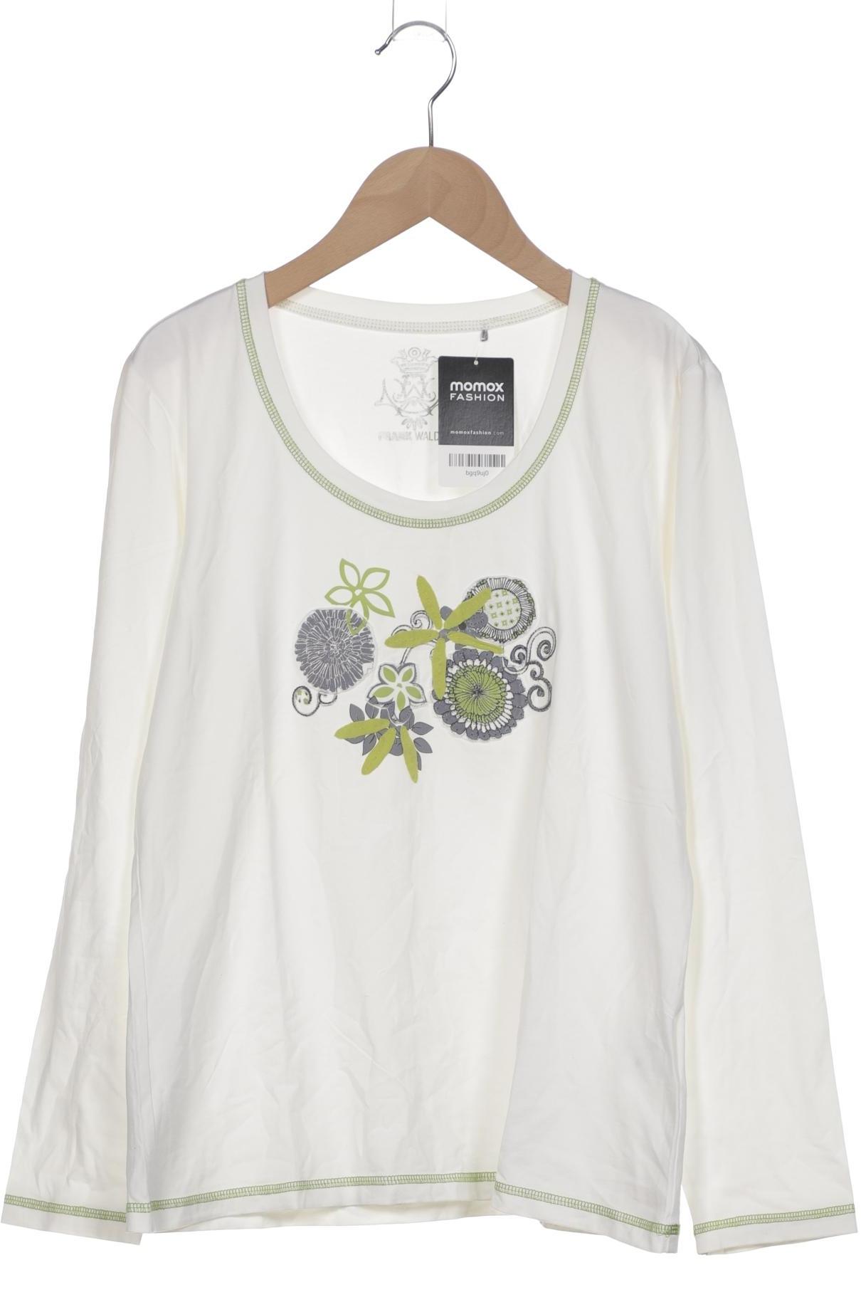 

Frank Walder Damen Langarmshirt, weiß, Gr. 42