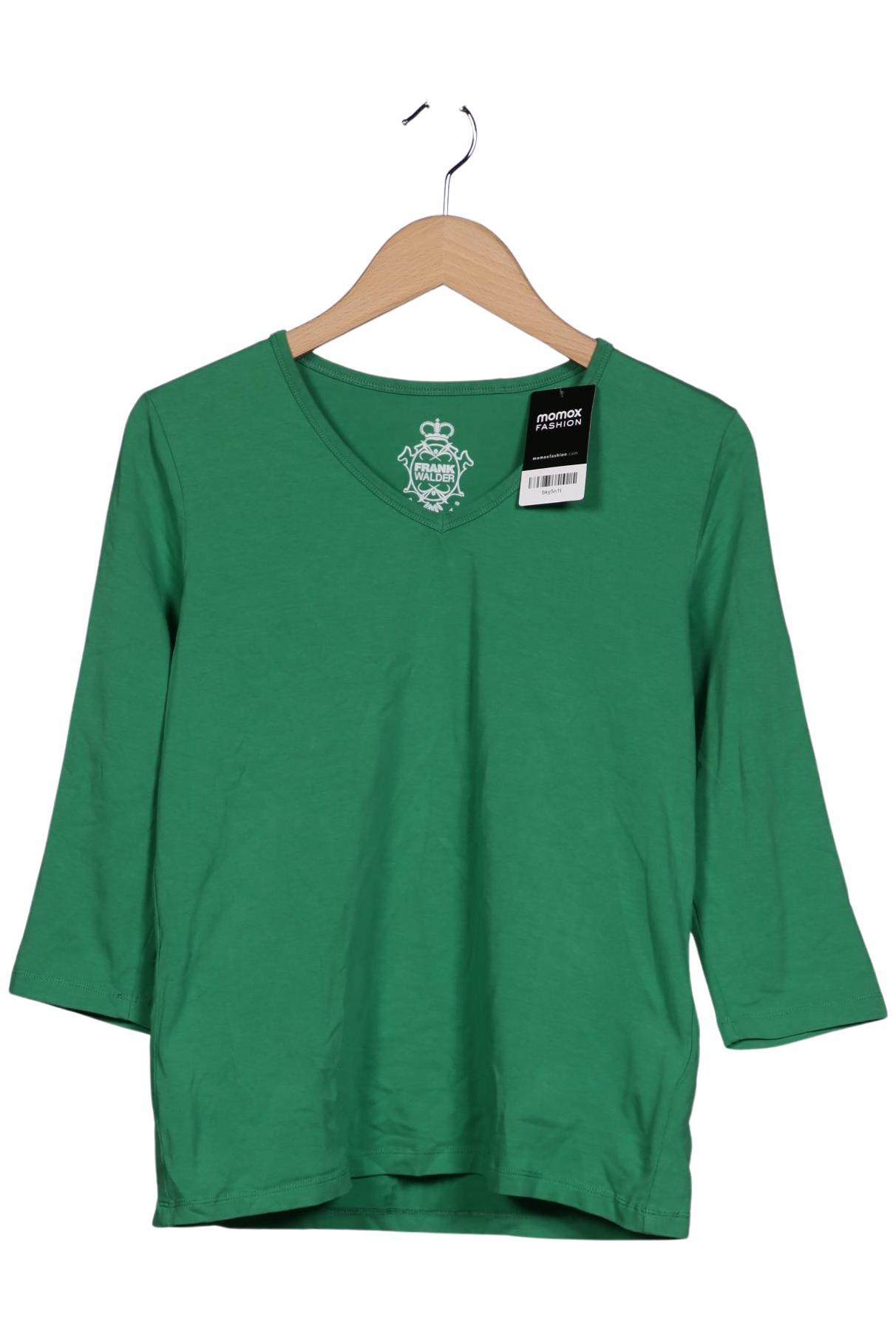 

Frank Walder Damen Langarmshirt, grün, Gr. 40