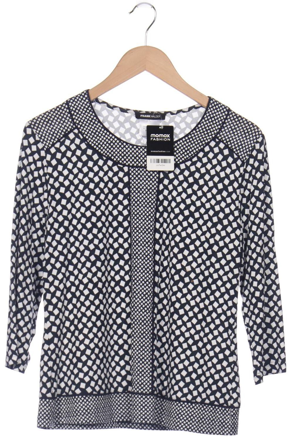 

FRANK WALDER Damen Langarmshirt, marineblau