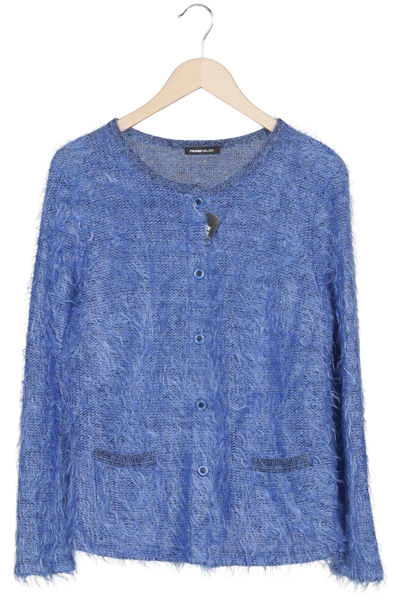 

Frank Walder Damen Strickjacke, blau, Gr. 44