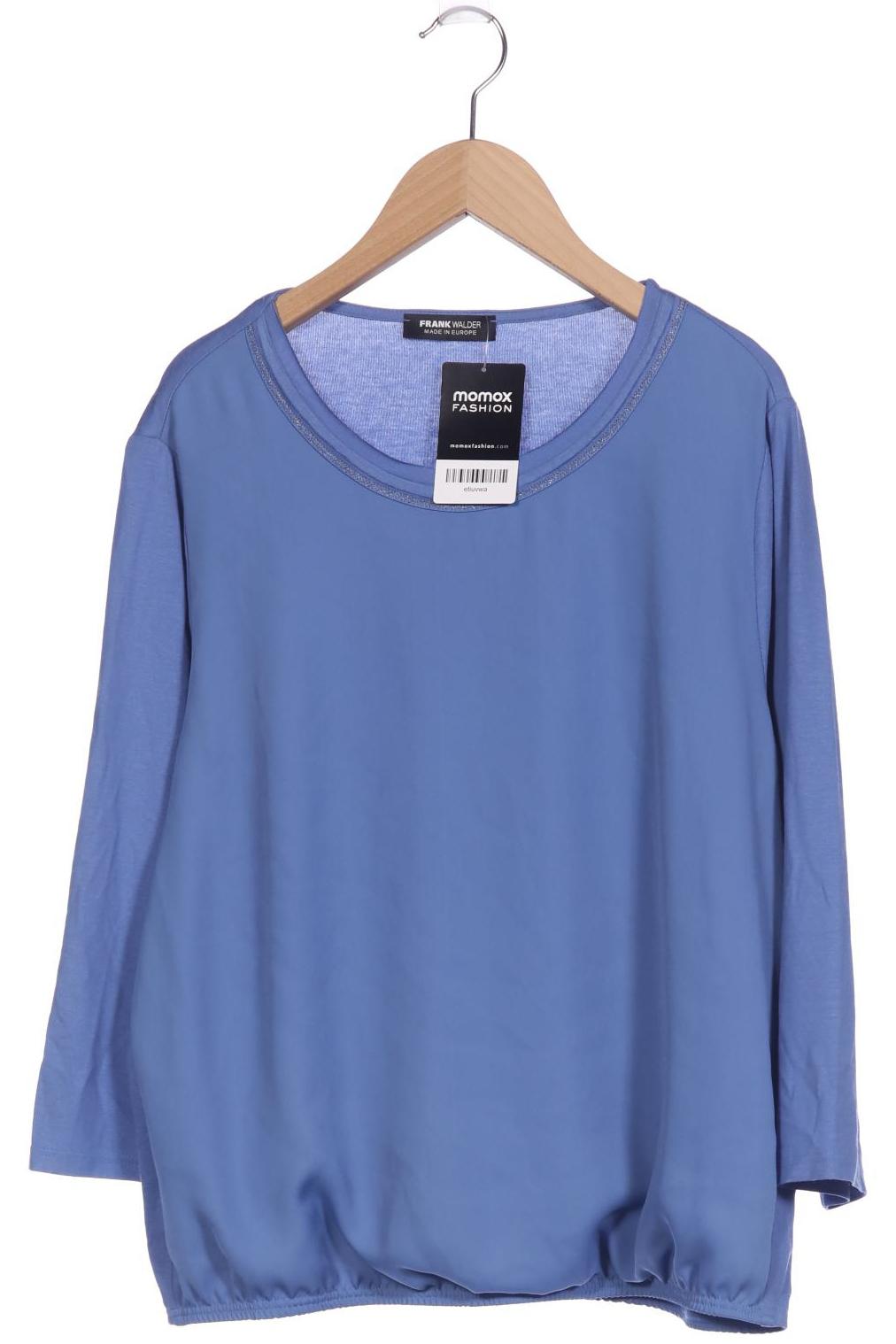 

Frank Walder Damen Langarmshirt, blau, Gr. 42