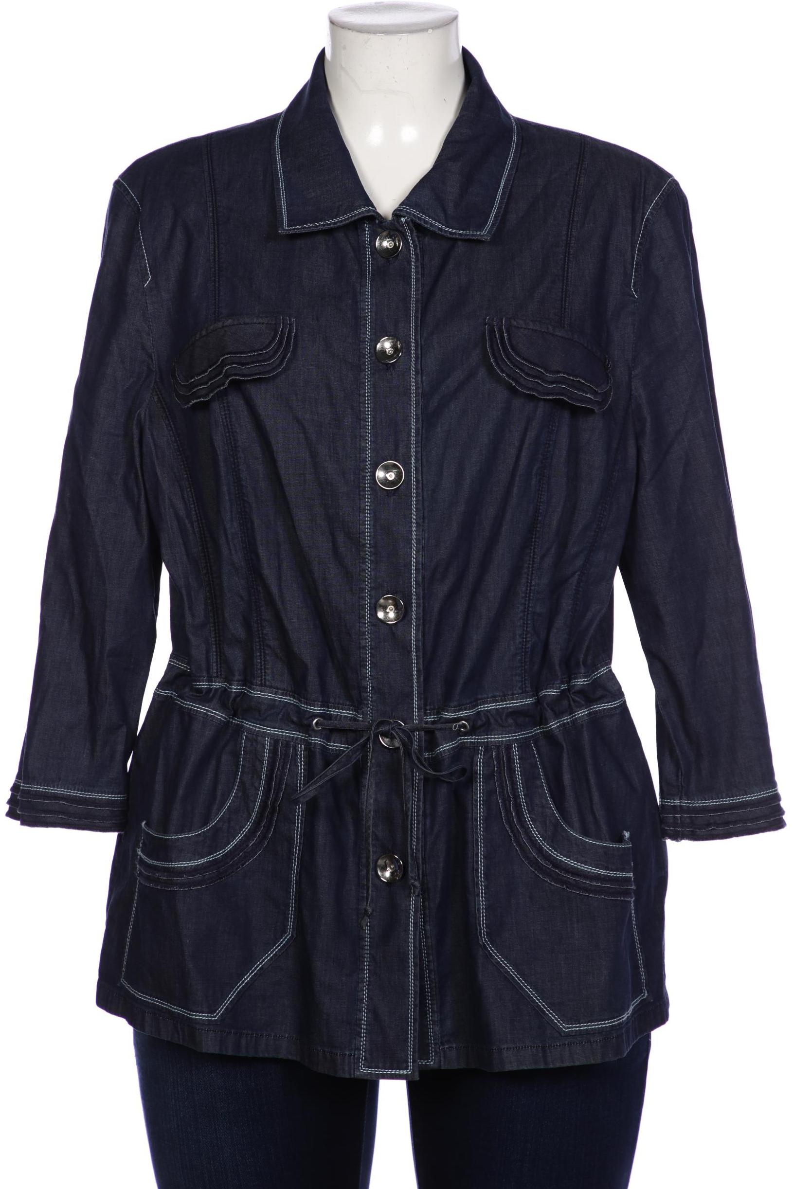 

Frank Walder Damen Bluse, marineblau, Gr. 46