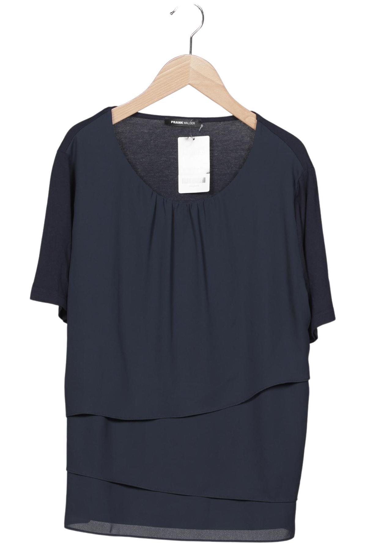 

Frank Walder Damen Bluse, marineblau, Gr. 42