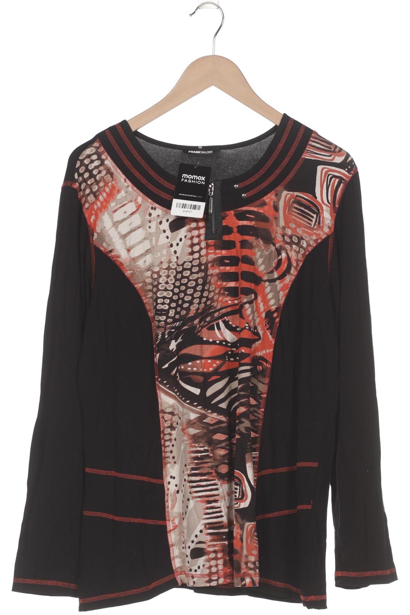 

Frank Walder Damen Langarmshirt, schwarz, Gr. 48