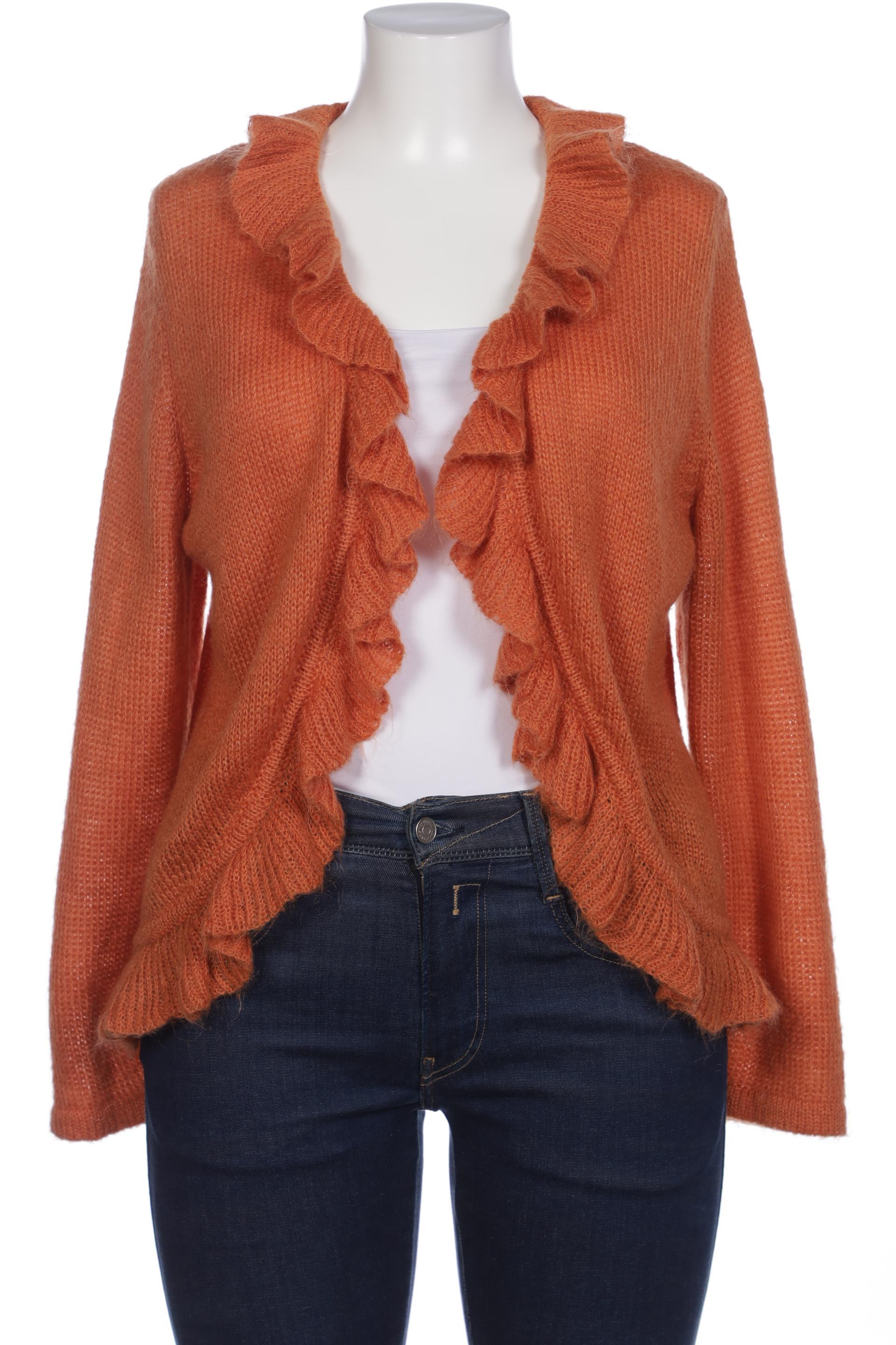 

Frank Walder Damen Strickjacke, orange, Gr. 44