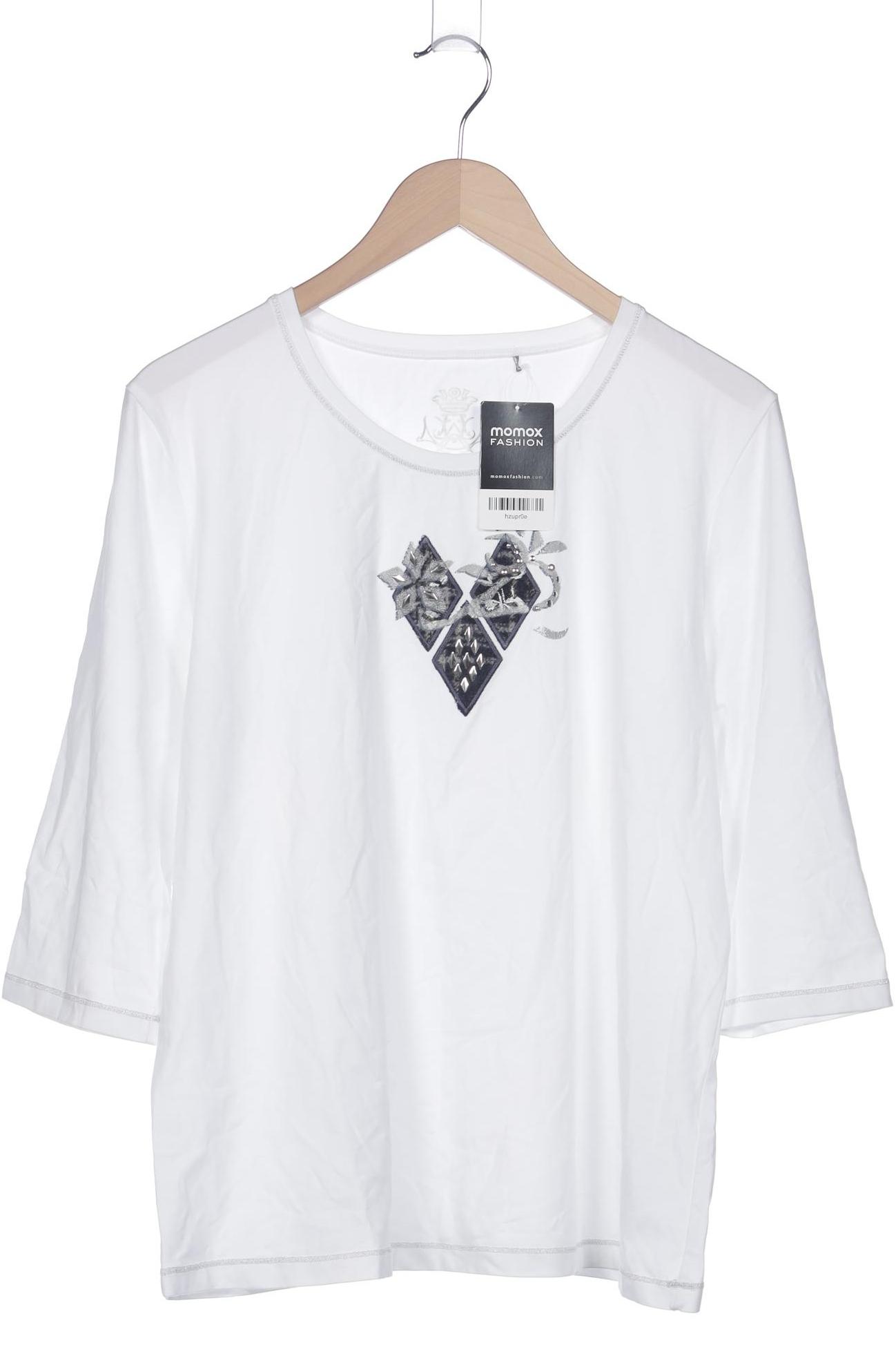 

Frank Walder Damen Langarmshirt, weiß, Gr. 46
