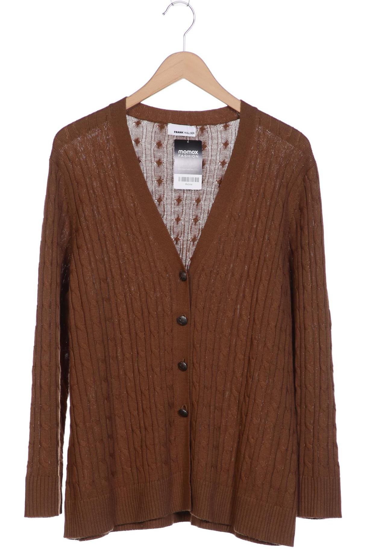 

Frank Walder Damen Strickjacke, braun, Gr. 48