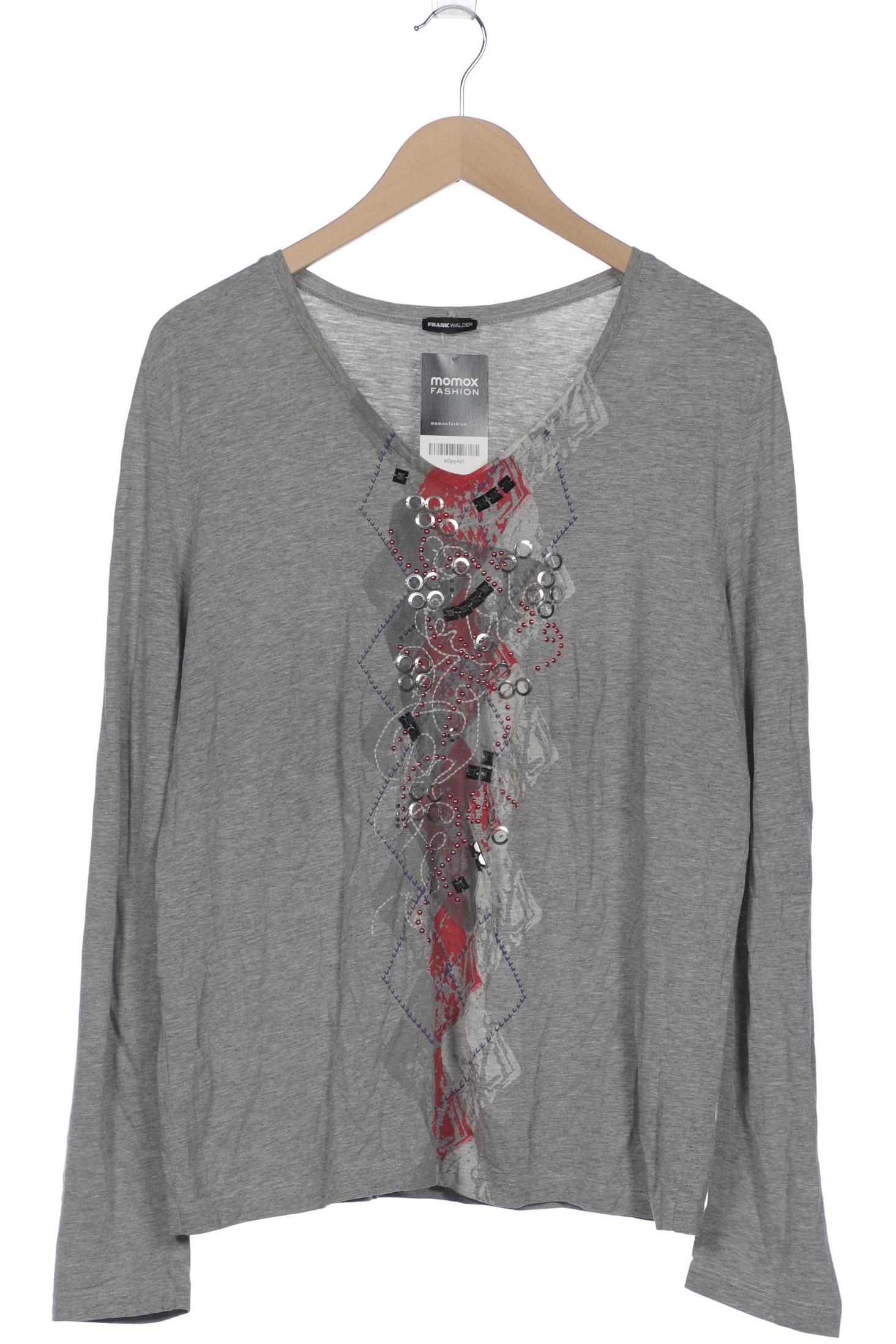 

Frank Walder Damen Langarmshirt, grau, Gr. 44
