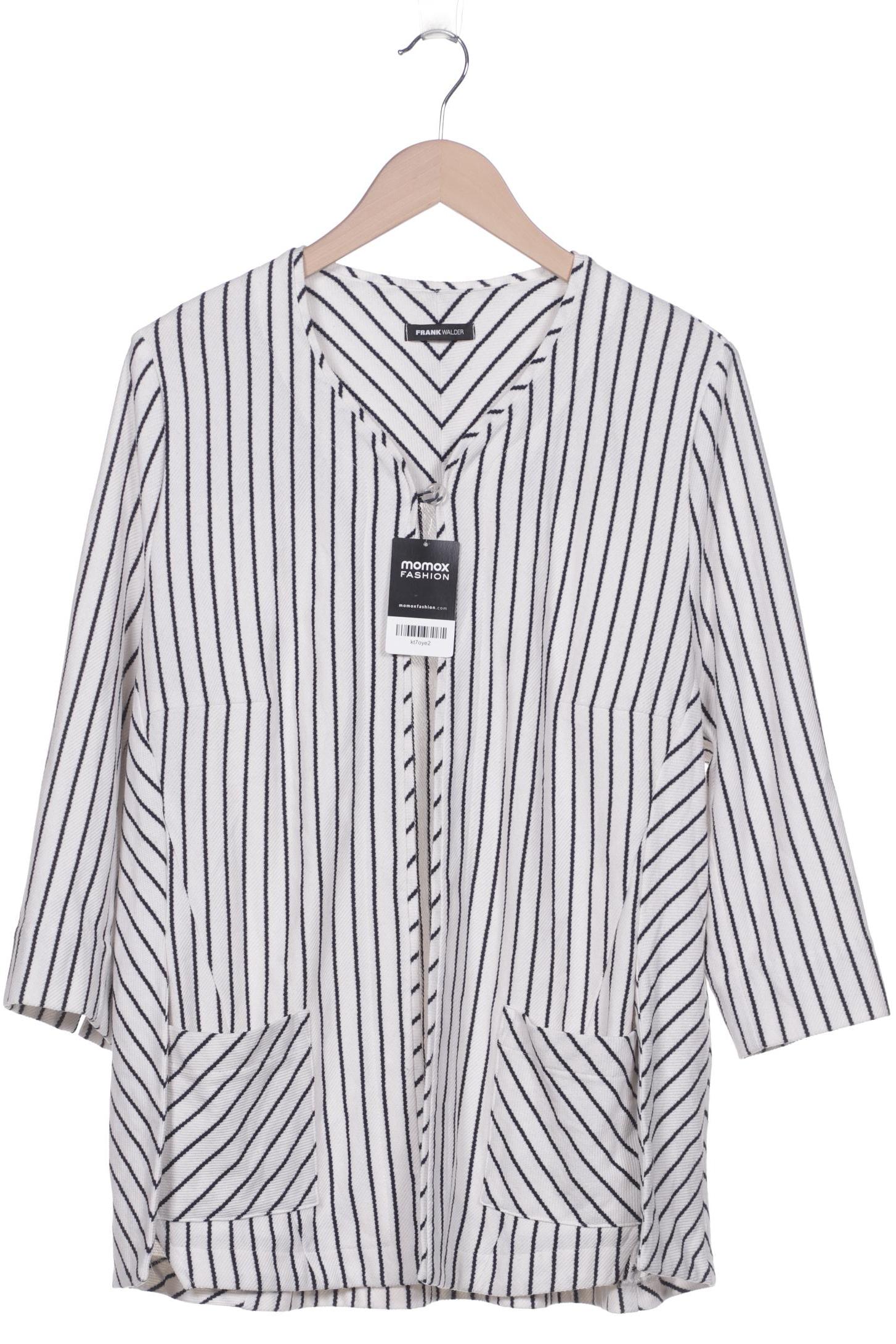 

FRANK WALDER Damen Strickjacke, weiß