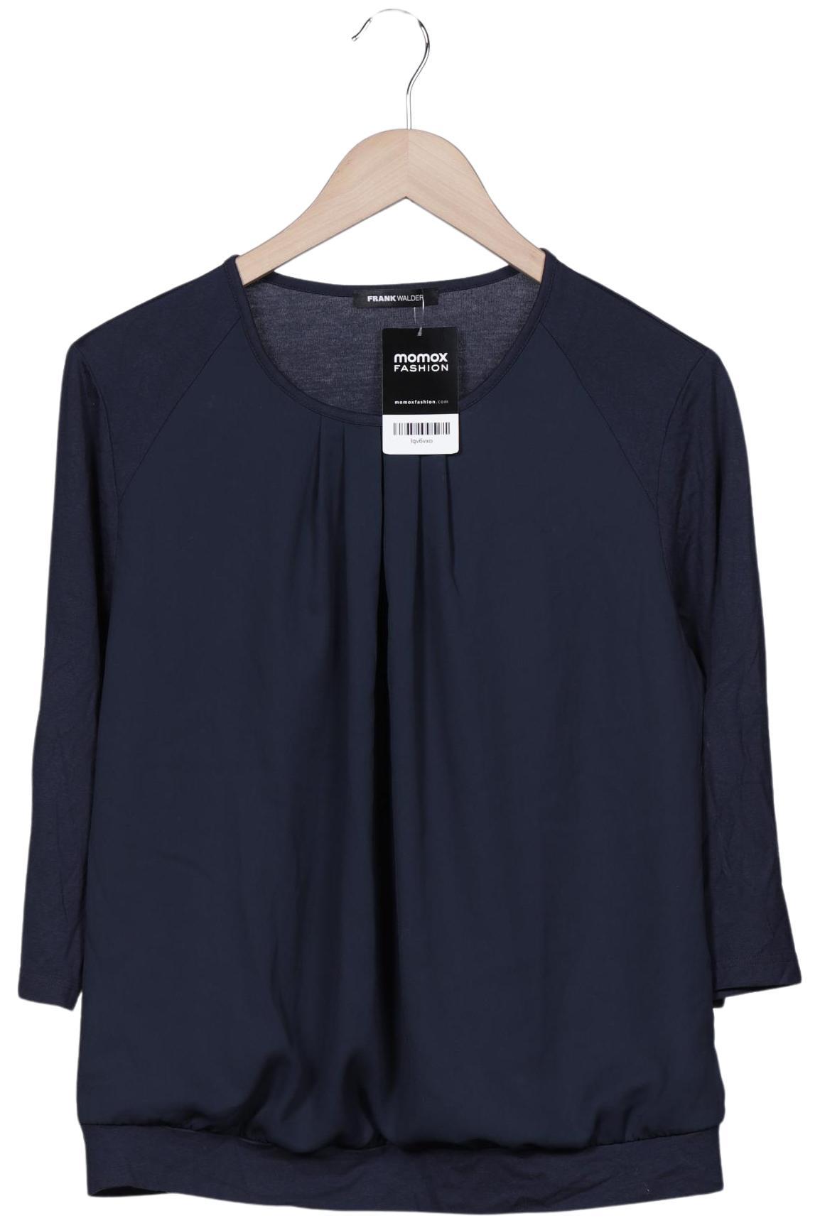 

Frank Walder Damen Langarmshirt, marineblau, Gr. 42