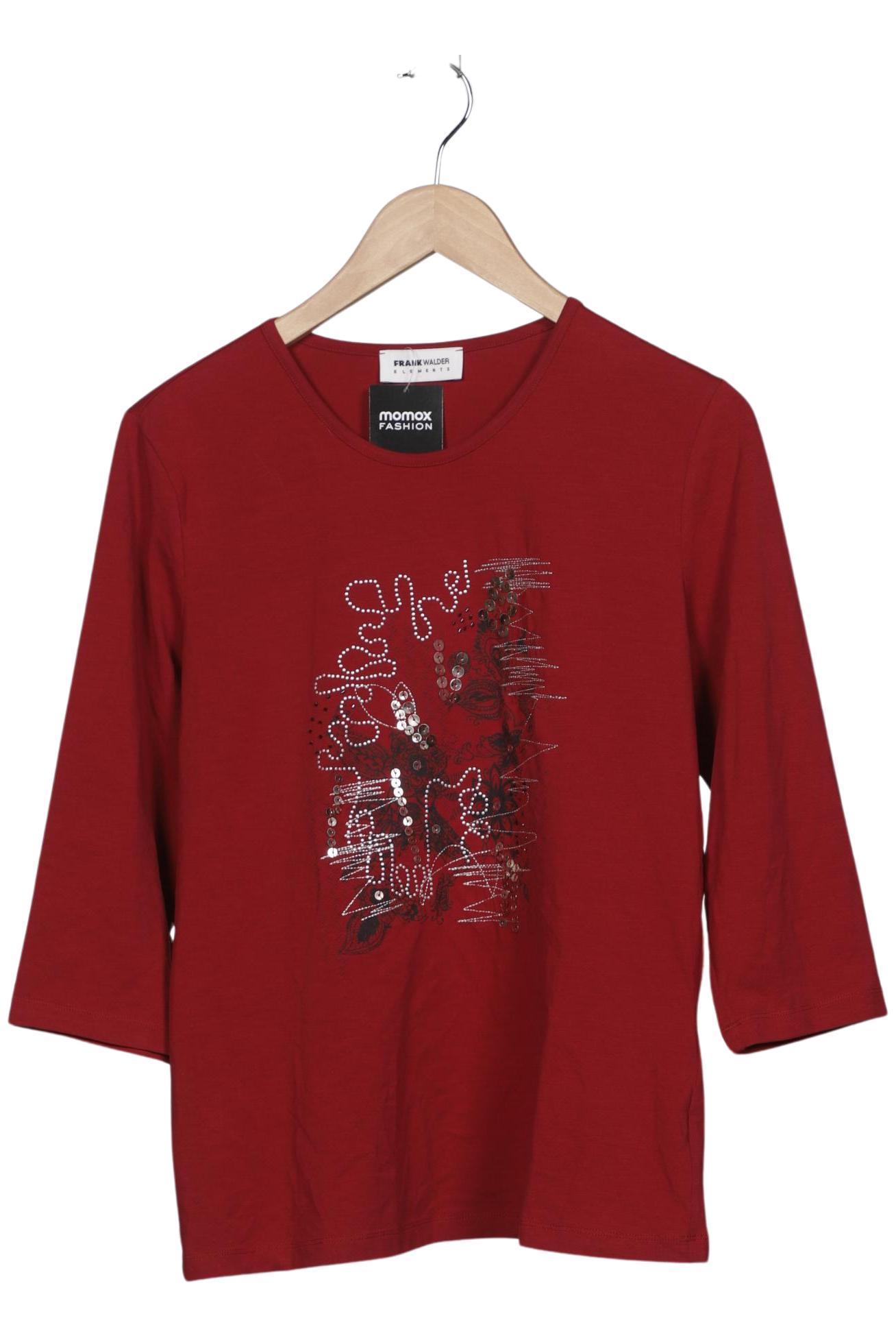 

Frank Walder Damen Langarmshirt, rot, Gr. 42