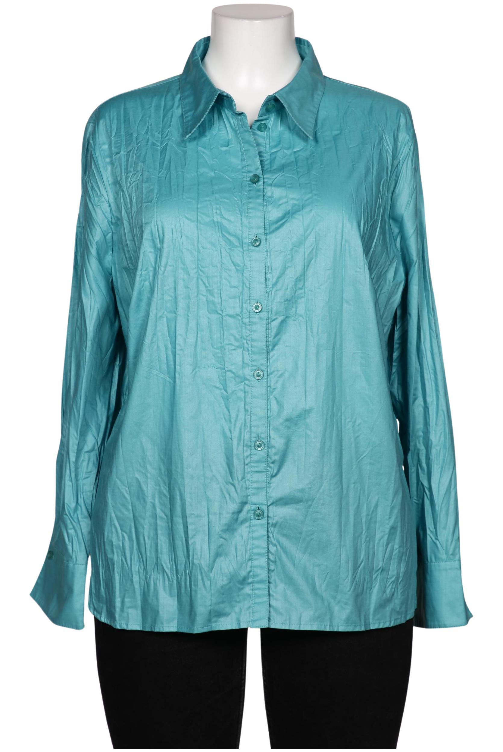 

Frank Walder Damen Bluse, hellblau, Gr. 50