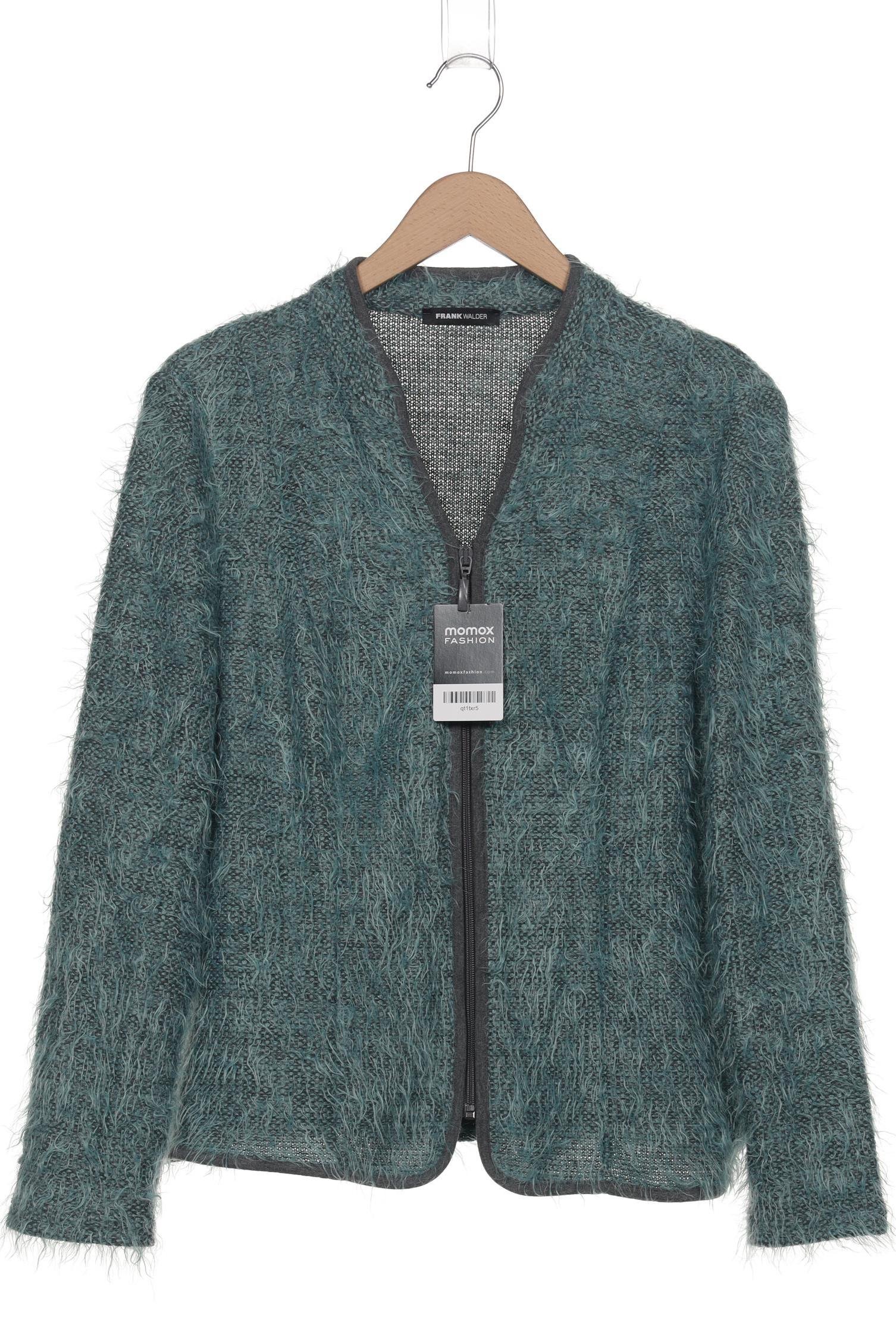 

Frank Walder Damen Strickjacke, türkis, Gr. 44