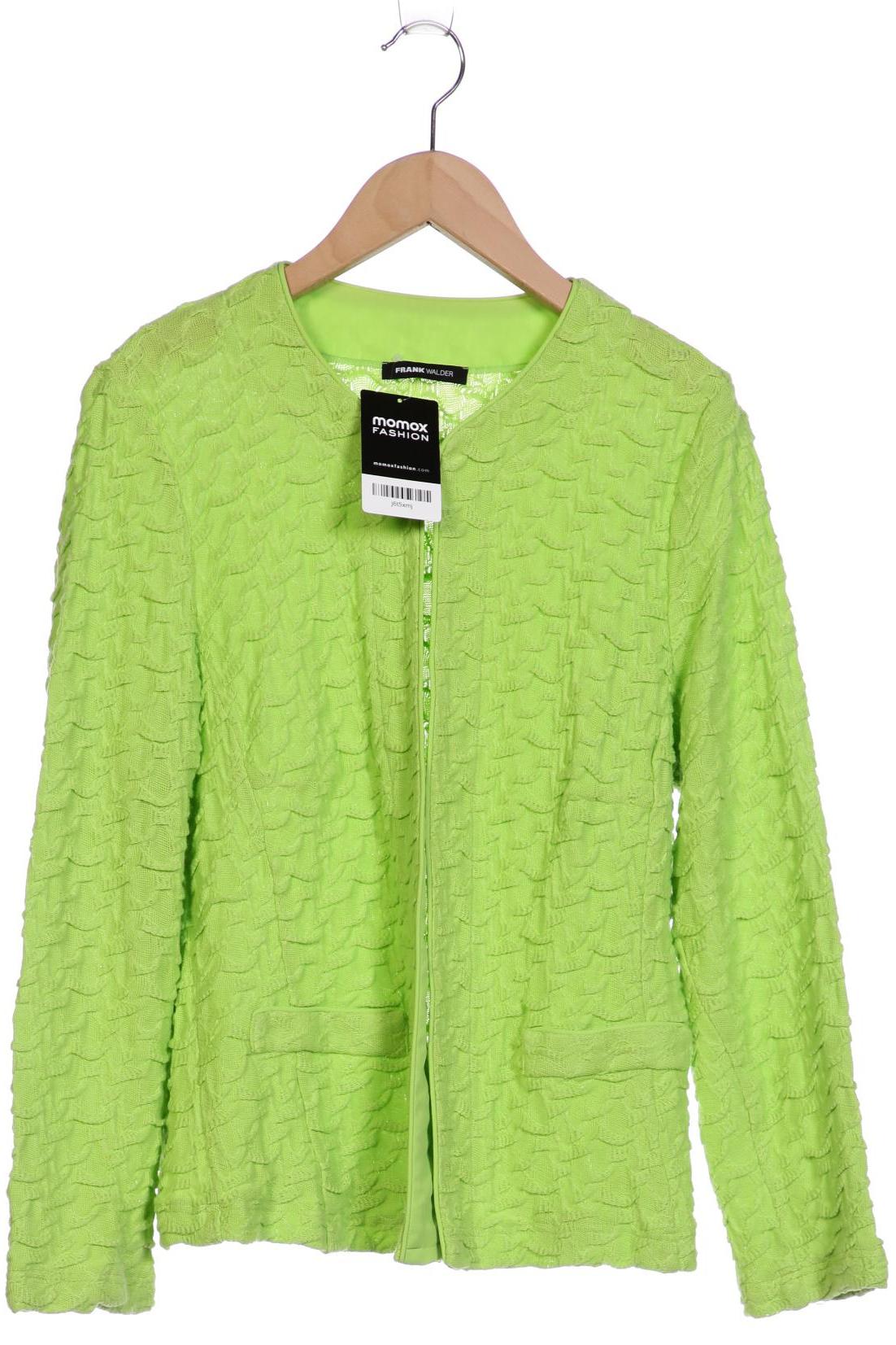 

Frank Walder Damen Strickjacke, hellgrün, Gr. 42