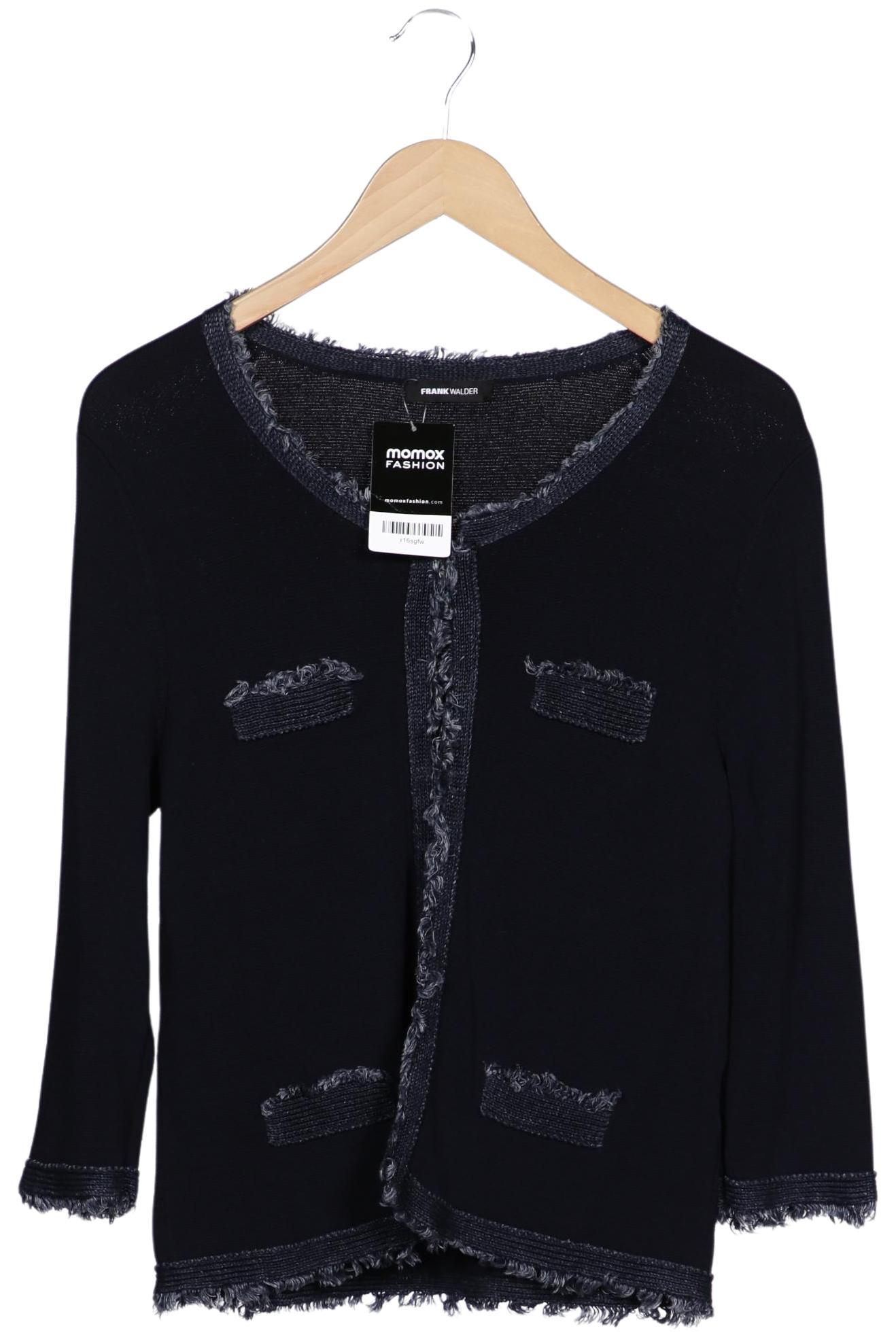 

Frank Walder Damen Strickjacke, marineblau, Gr. 38