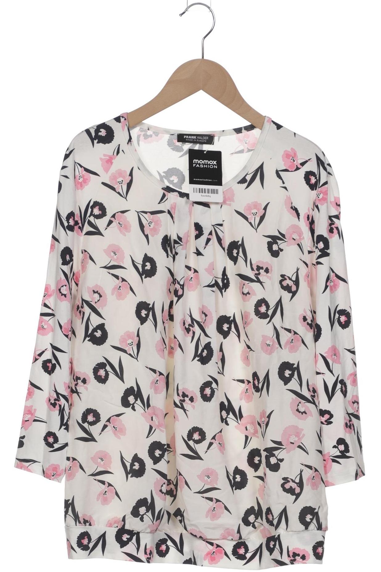 

Frank Walder Damen Langarmshirt, weiß, Gr. 44