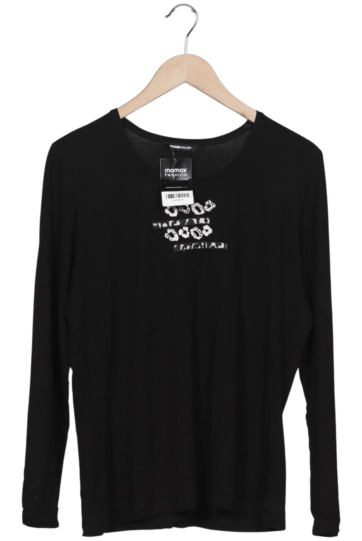 

Frank Walder Damen Langarmshirt, schwarz, Gr. 42