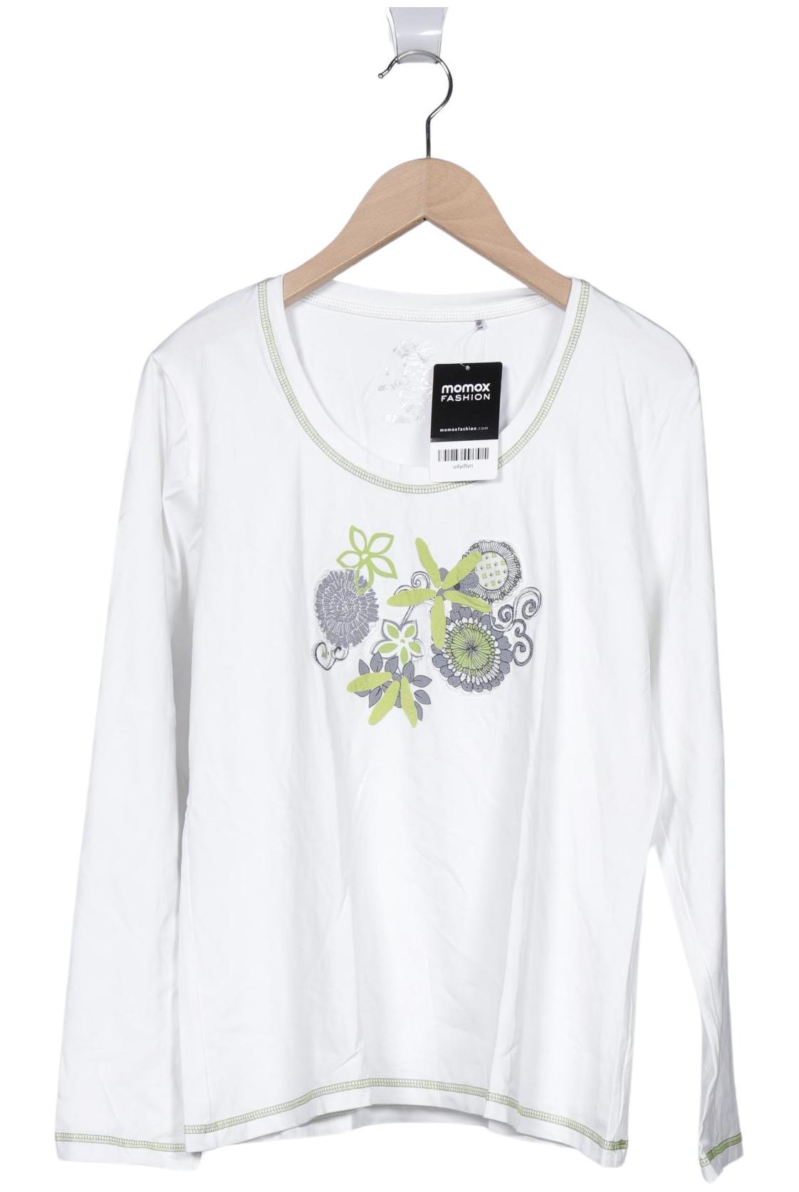 

Frank Walder Damen Langarmshirt, weiß, Gr. 42