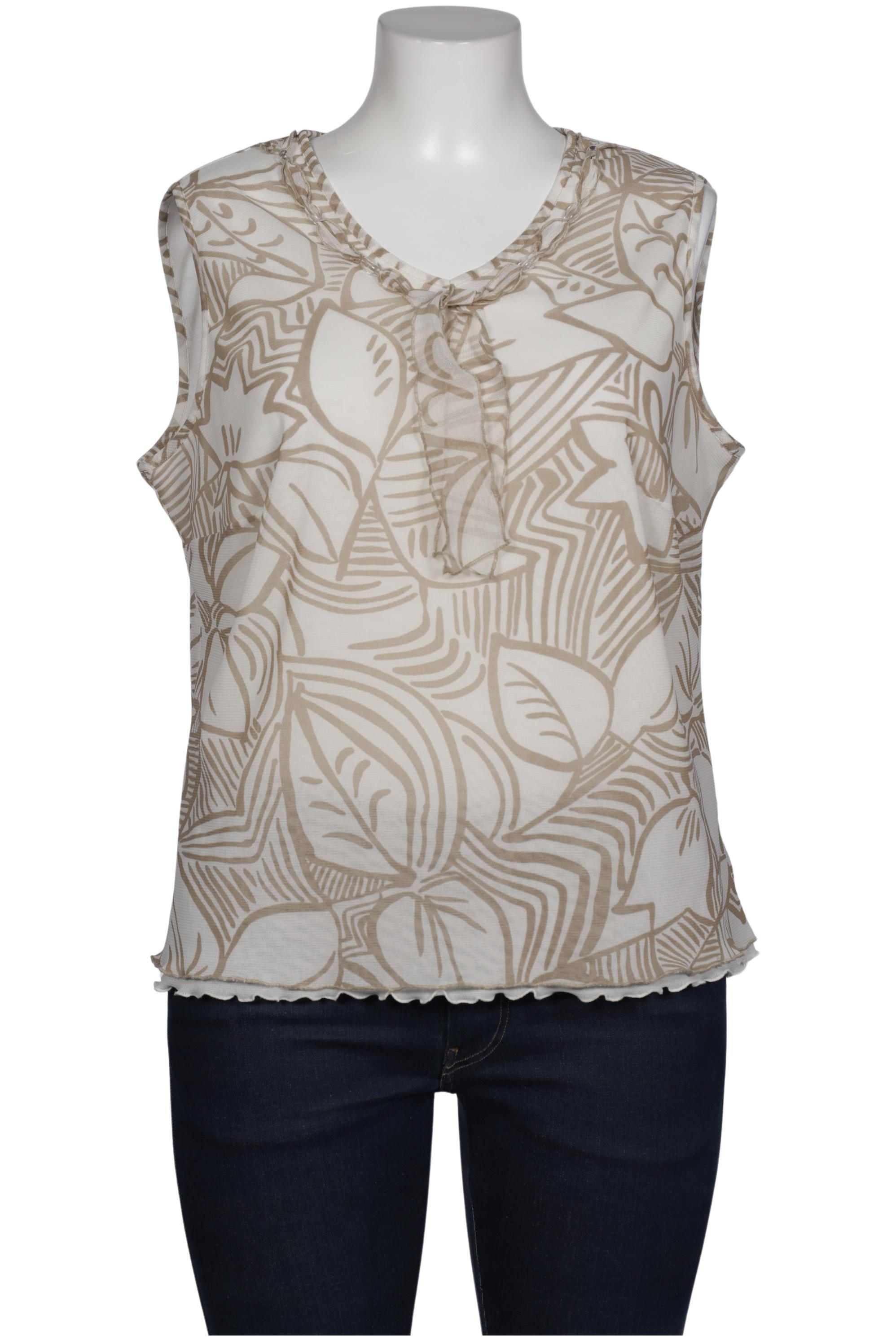 

Frank Walder Damen Bluse, beige, Gr. 48