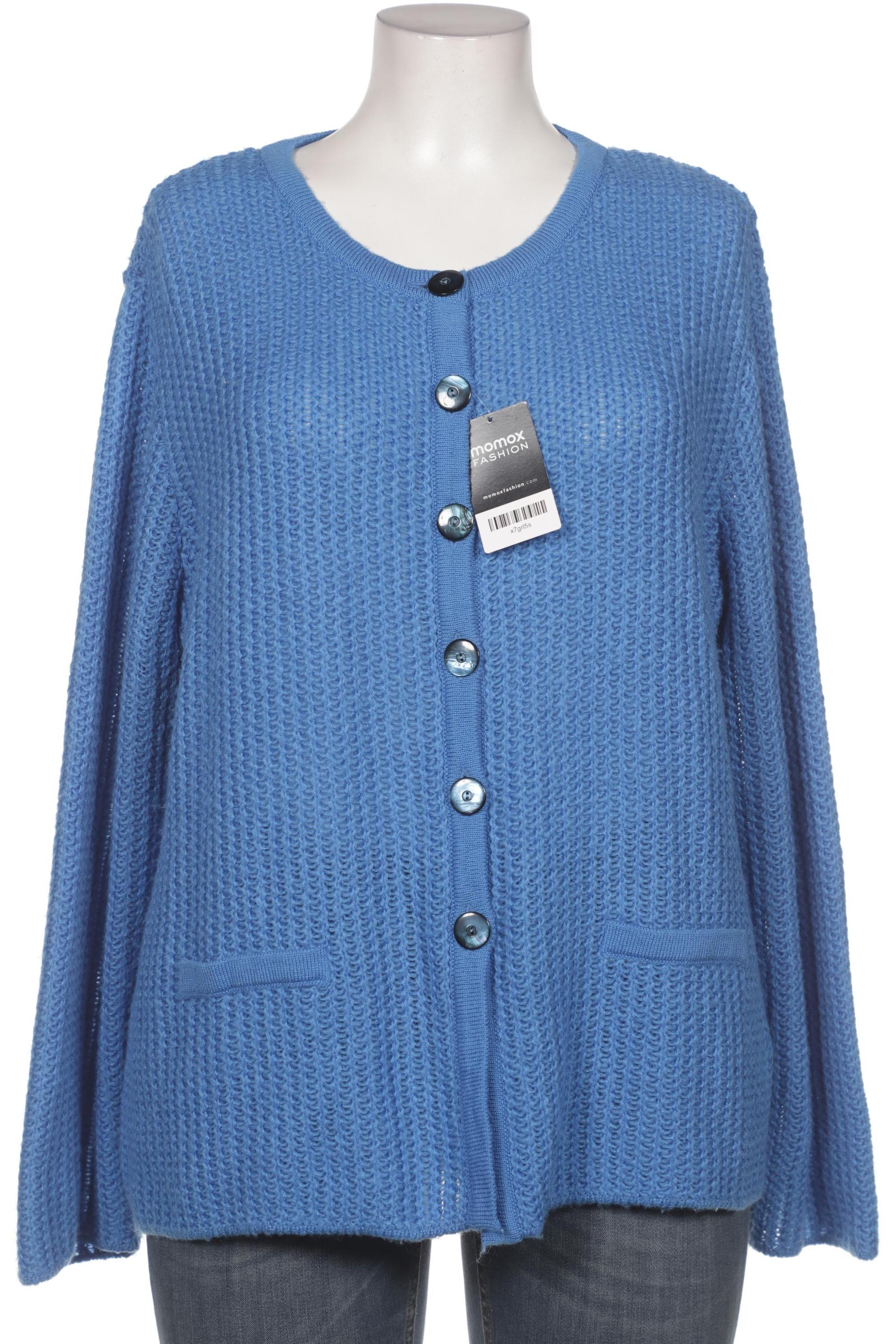 

Frank Walder Damen Strickjacke, blau, Gr. 48