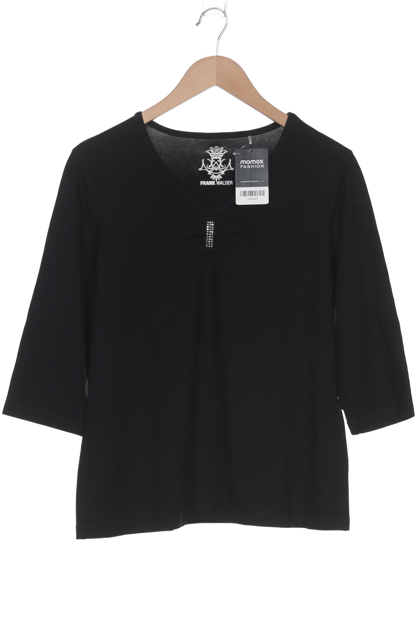 

Frank Walder Damen Langarmshirt, schwarz, Gr. 44